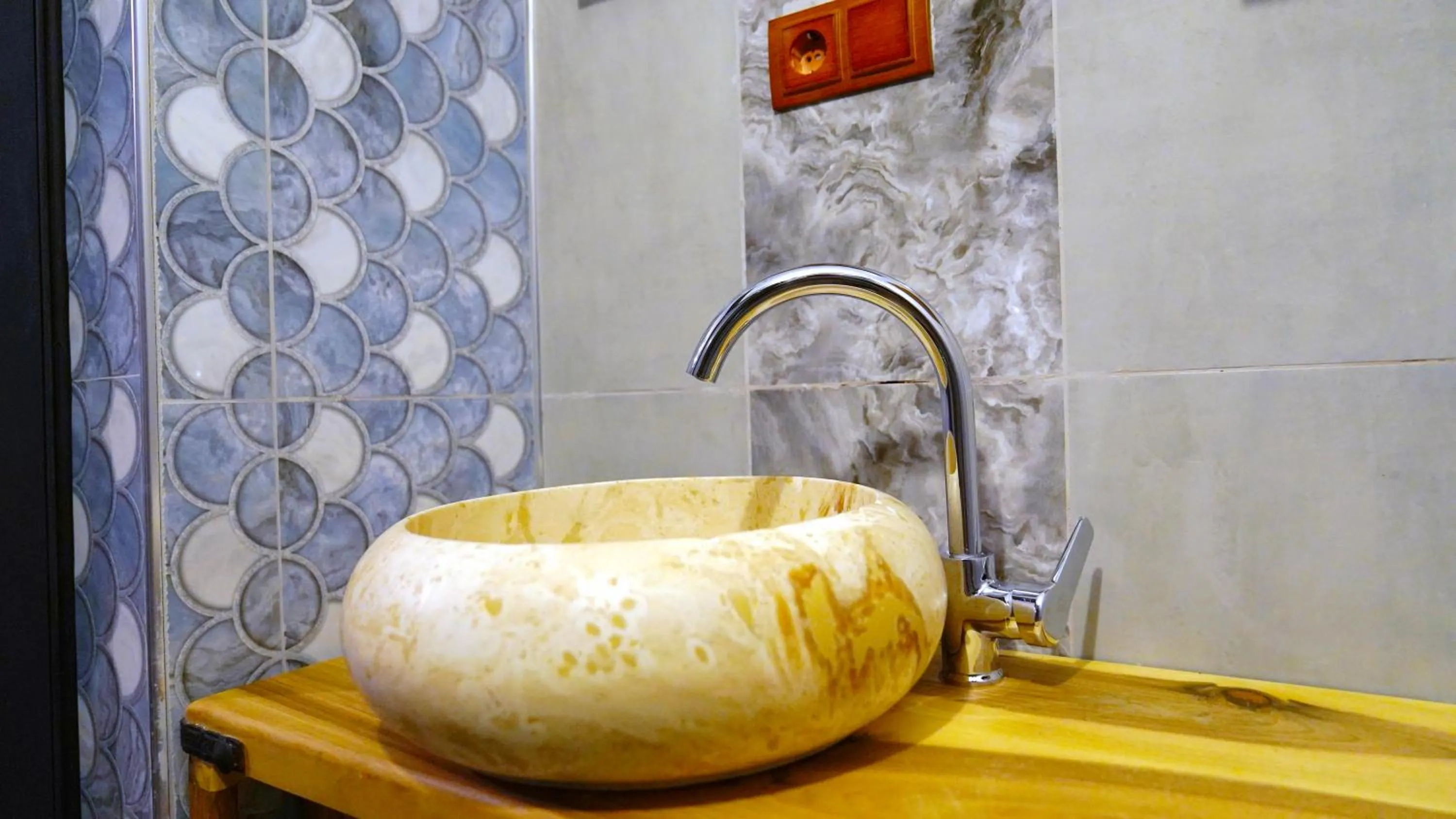 Bathroom in Alpha Stone House