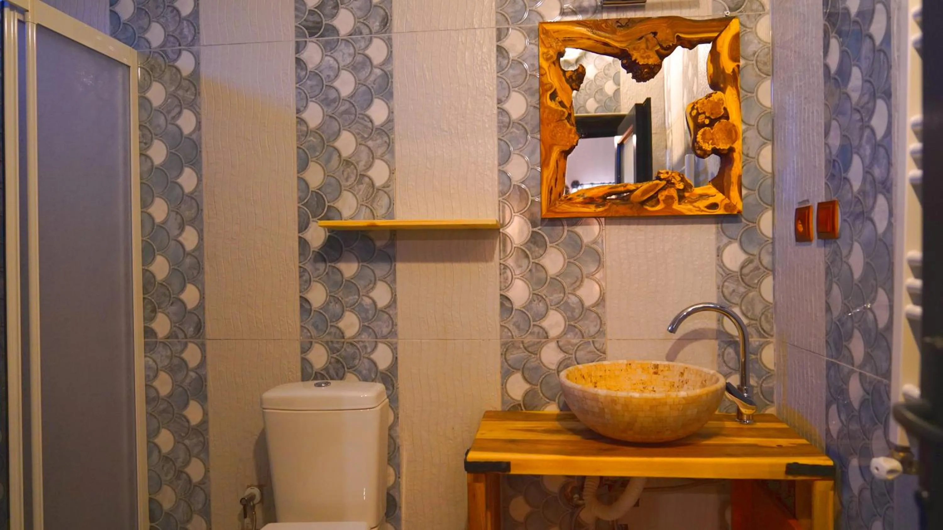 Toilet in Alpha Stone House