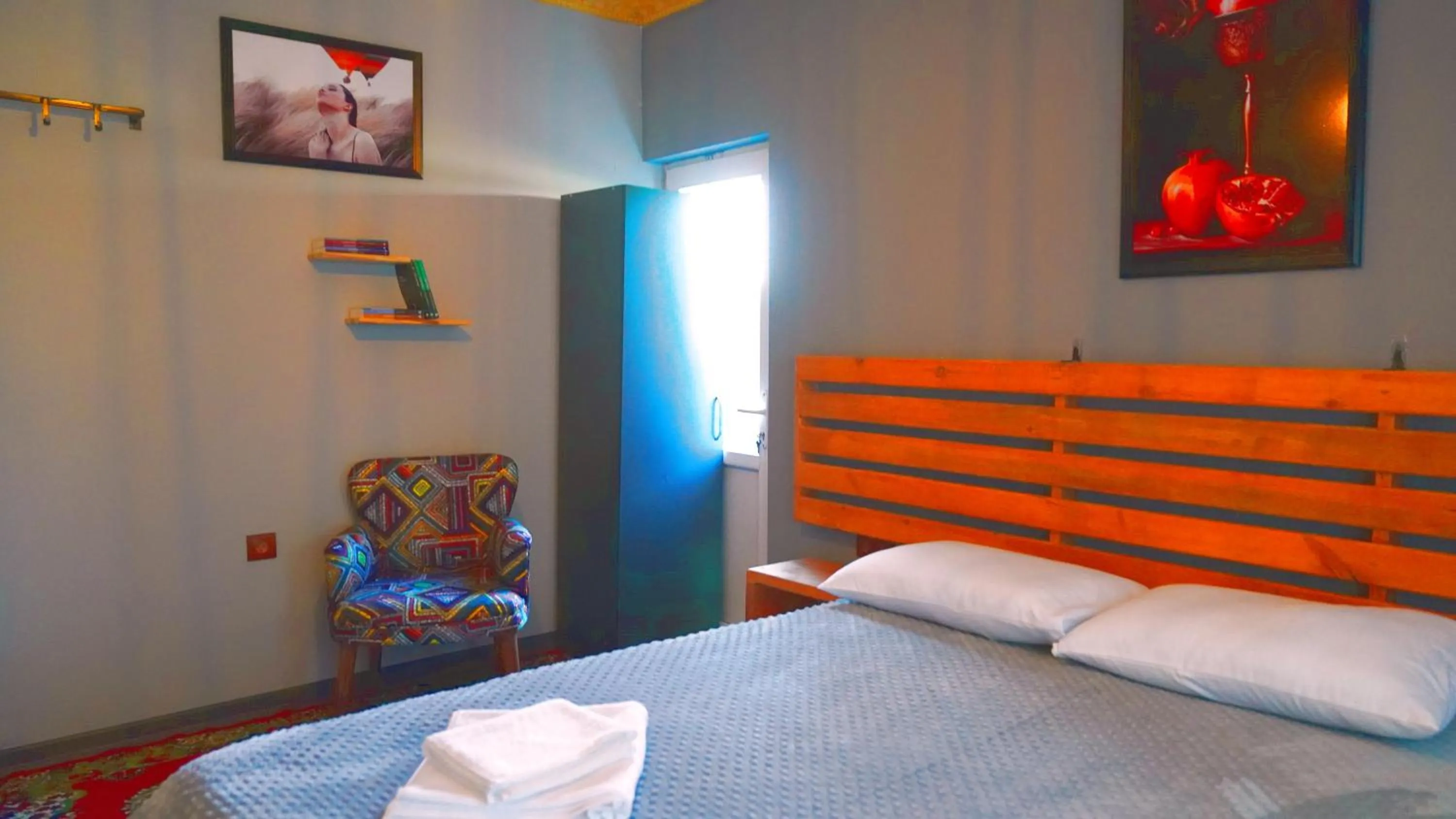 Bed in Alpha Stone House