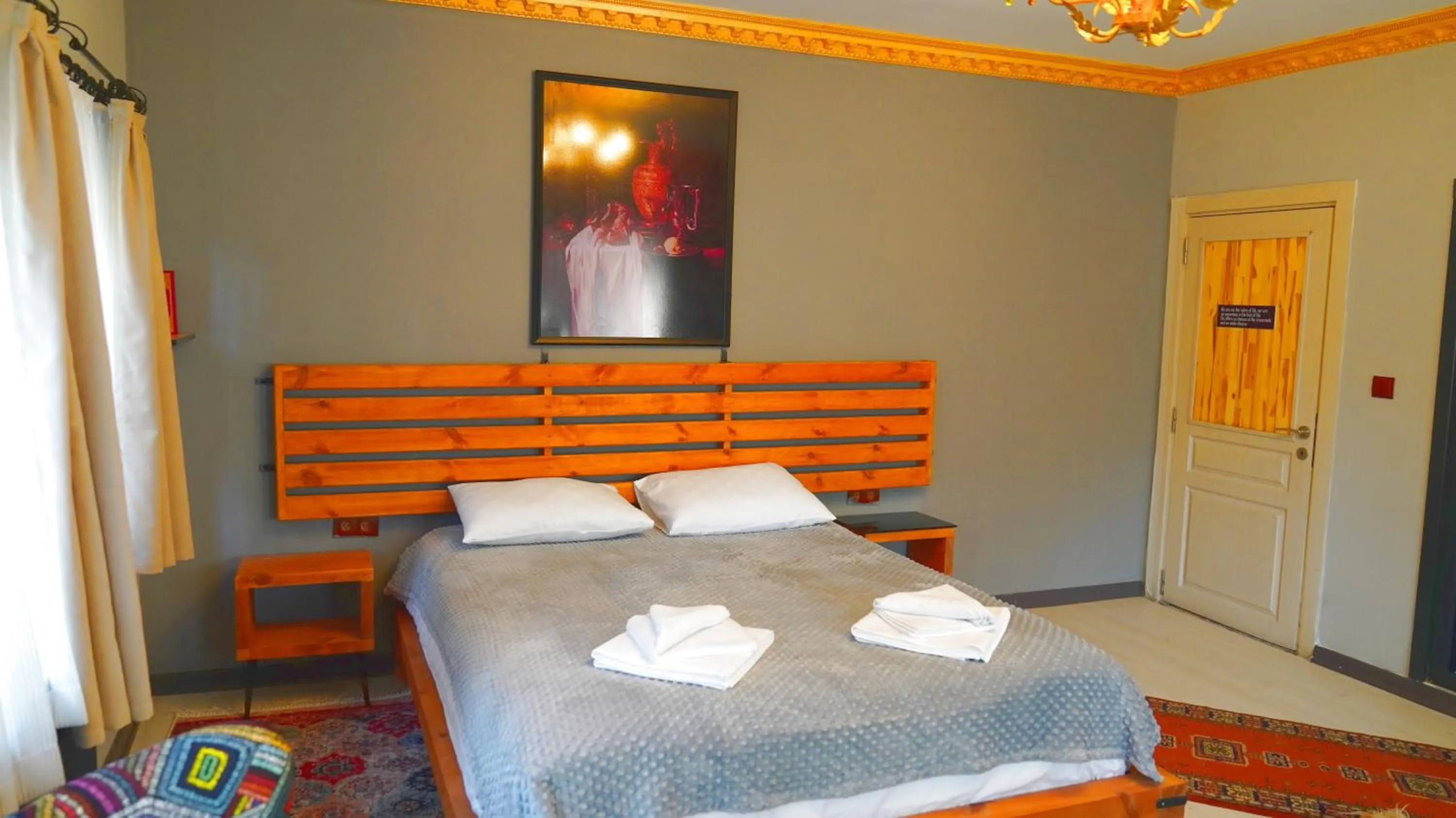 Bed in Alpha Stone House