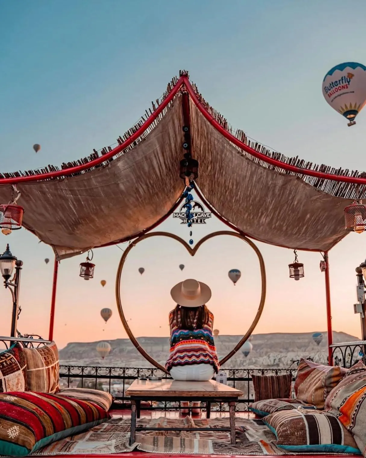 Balcony/Terrace in Maccan Cave Hotel
