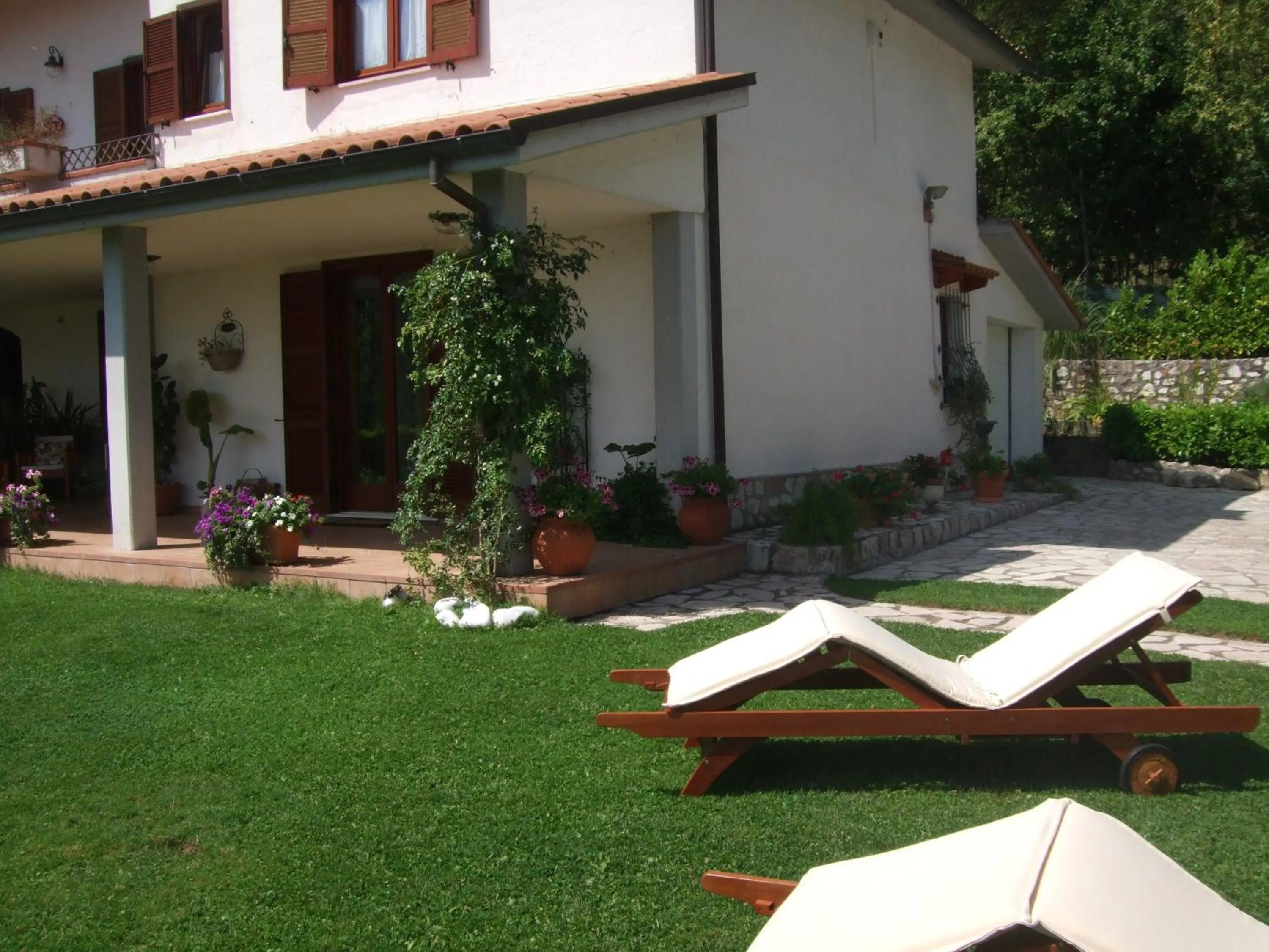 Garden in B&B Il Cantico