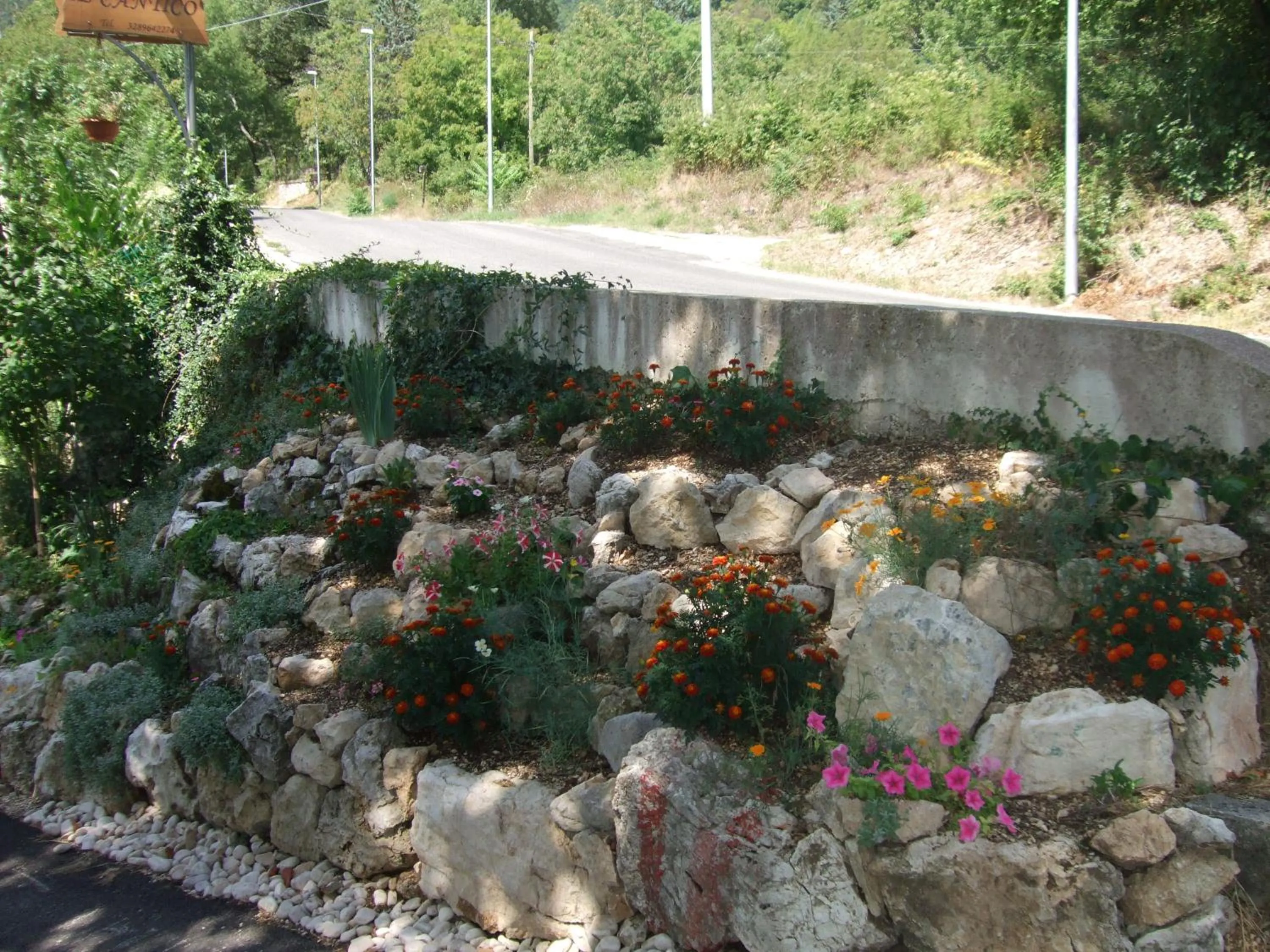 Garden in B&B Il Cantico
