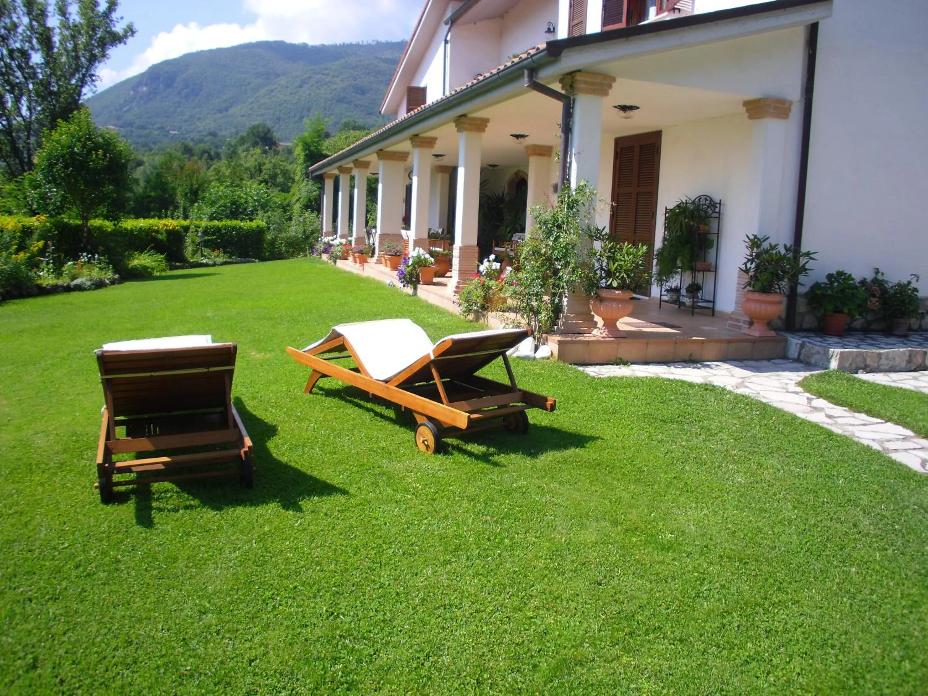 Garden in B&B Il Cantico