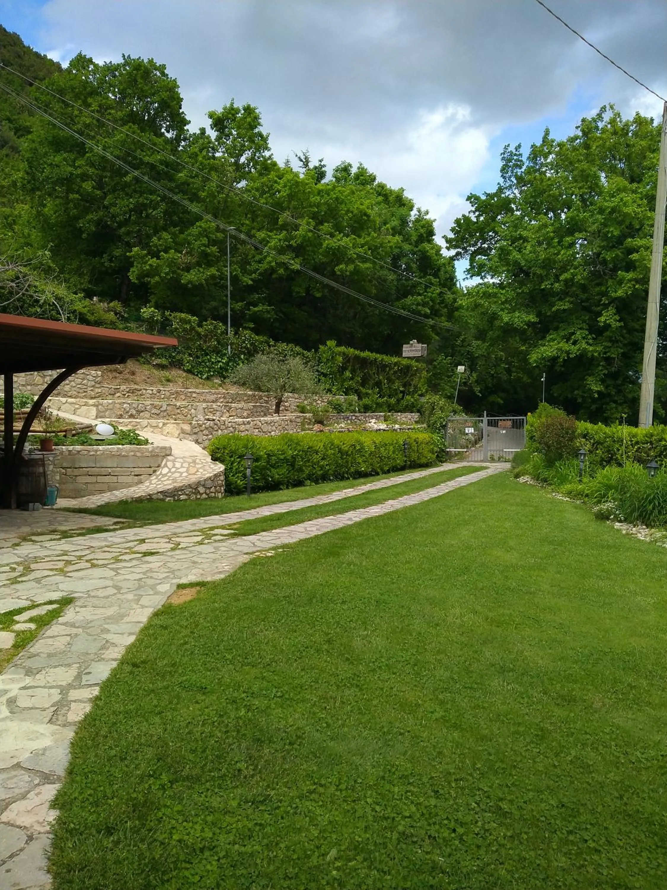 Garden in B&B Il Cantico