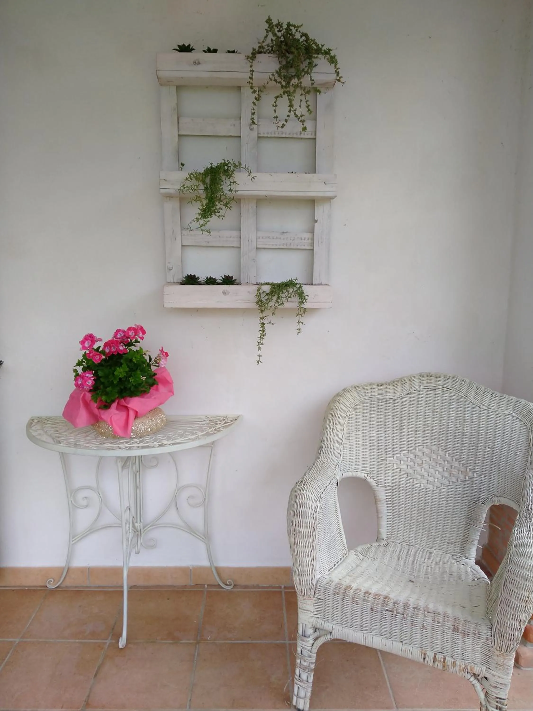 Patio in B&B Il Cantico