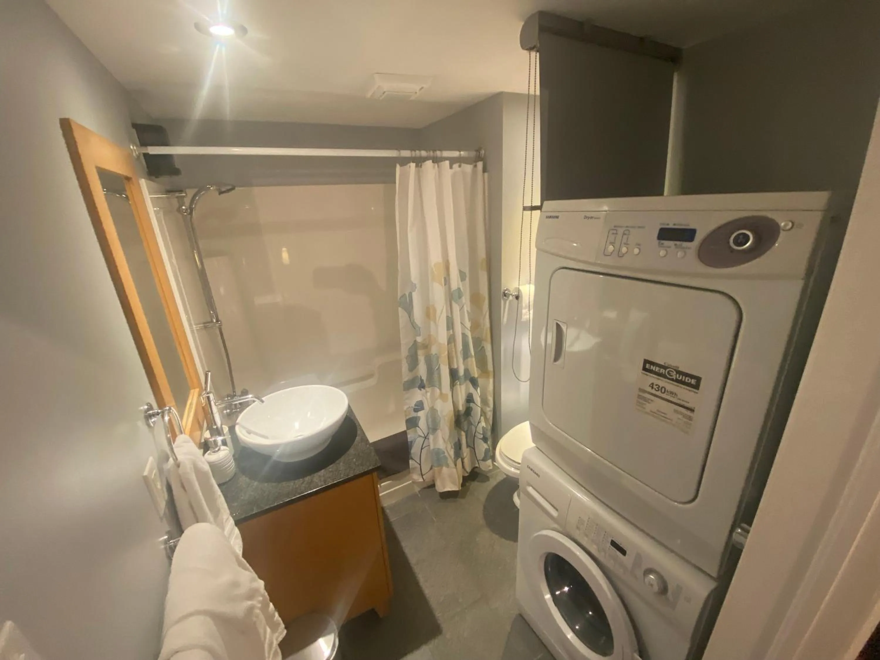 Shower in ApartHotelMontreal by Les Terrasses Saint Urbain 2225I2