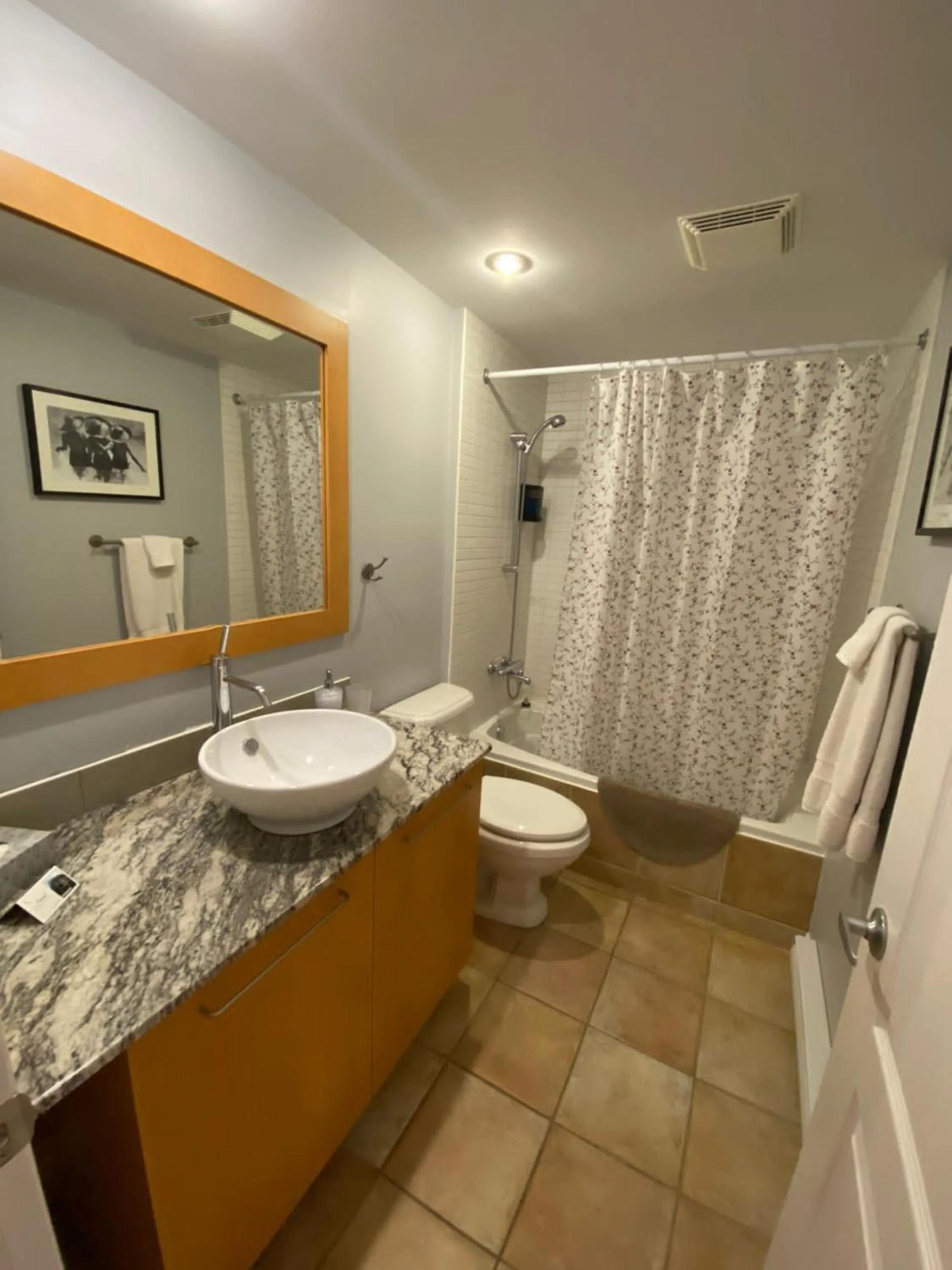 Bathroom in ApartHotelMontreal by Les Terrasses Saint Urbain 2225I2