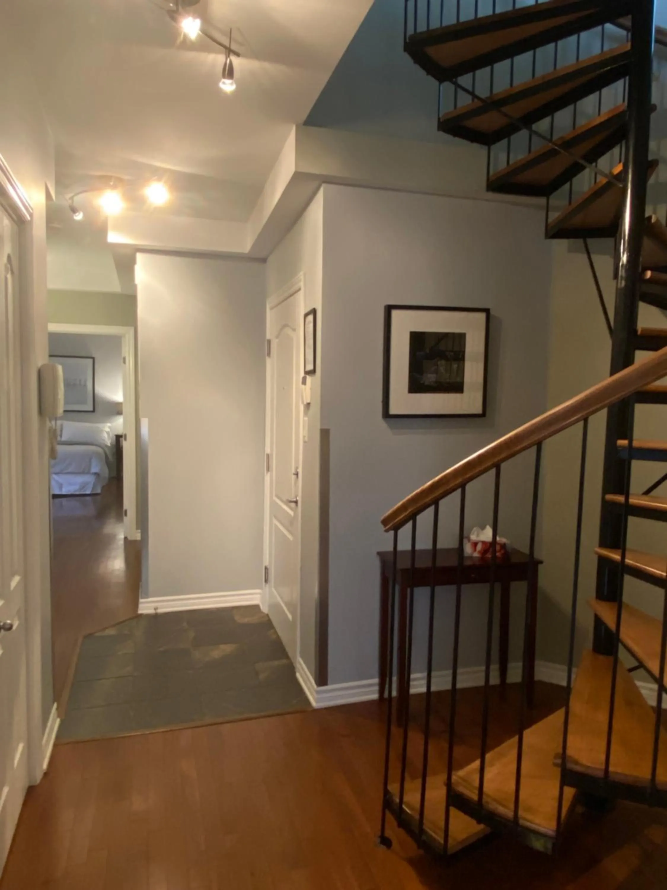 Balcony/Terrace in ApartHotelMontreal by Les Terrasses Saint Urbain 2225I2