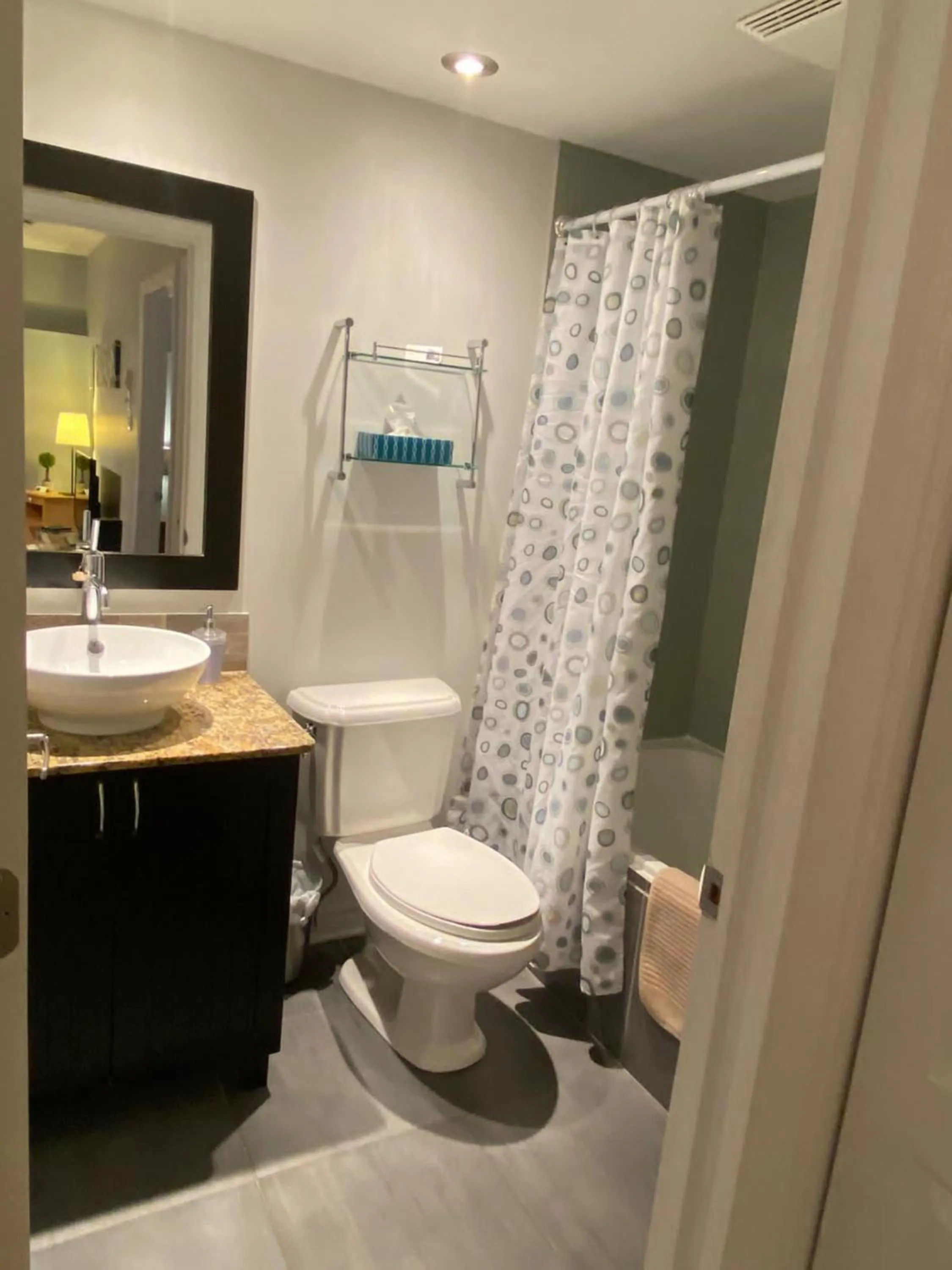 Shower in ApartHotelMontreal by Les Terrasses Saint Urbain 2225I2