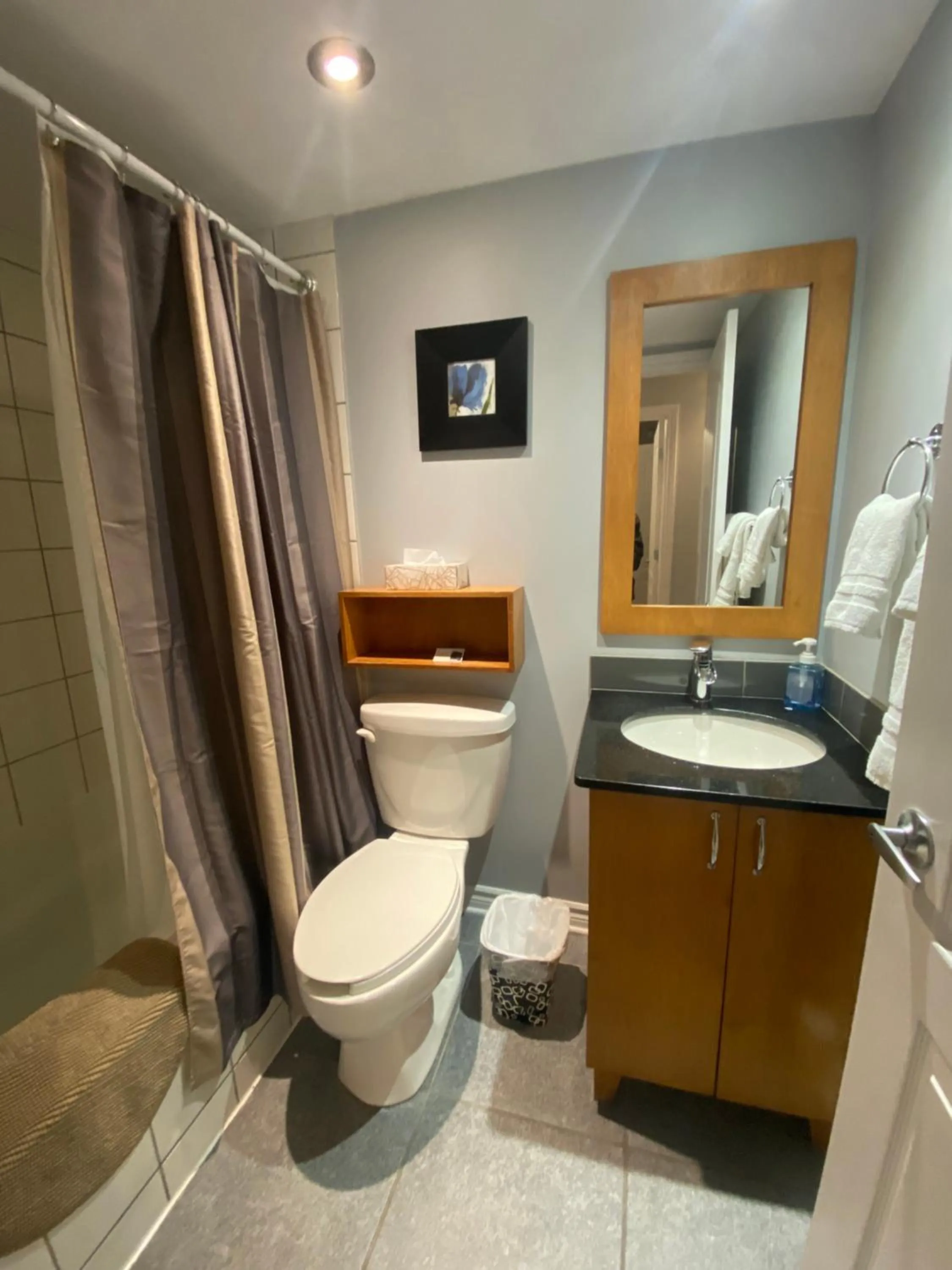 Bathroom in ApartHotelMontreal by Les Terrasses Saint Urbain 2225I2