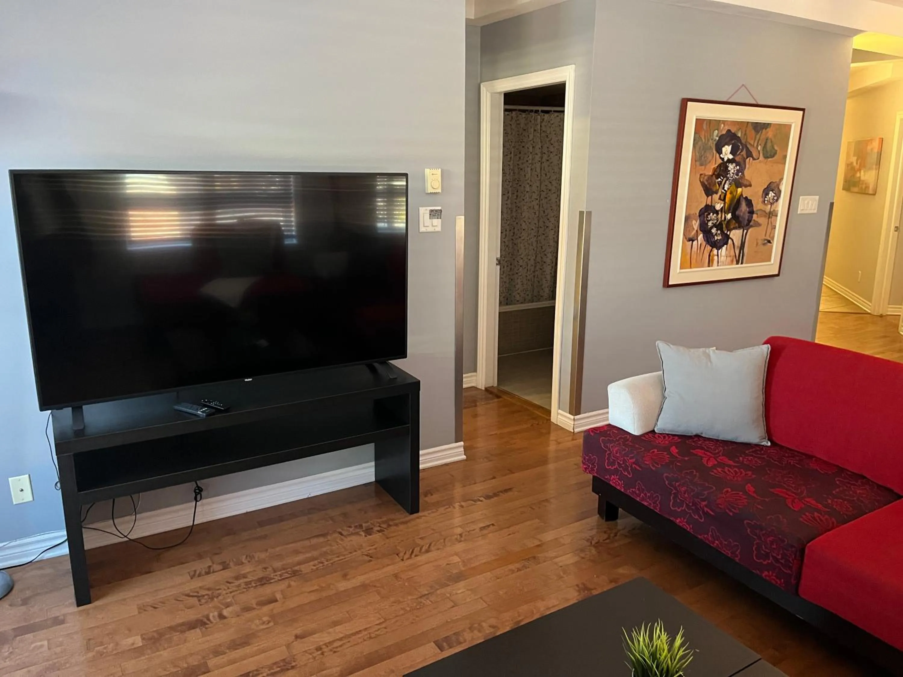 TV and multimedia in ApartHotelMontreal by Les Terrasses Saint Urbain 2225I2