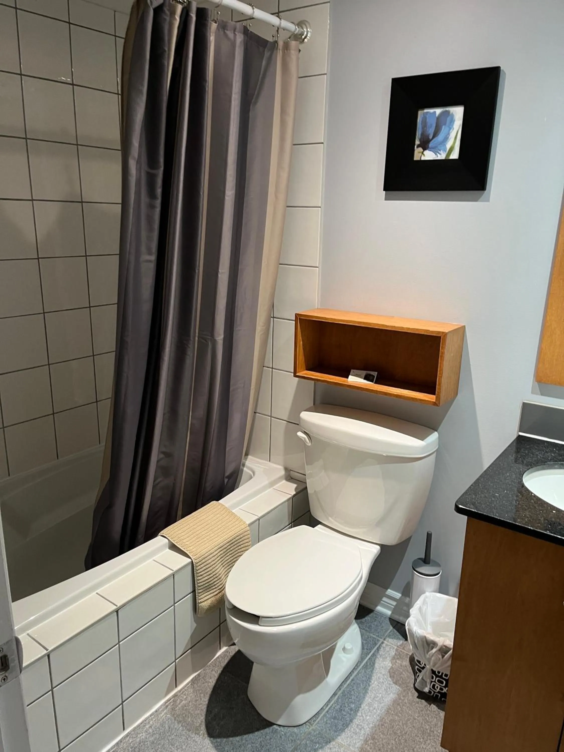Bathroom in ApartHotelMontreal by Les Terrasses Saint Urbain 2225I2