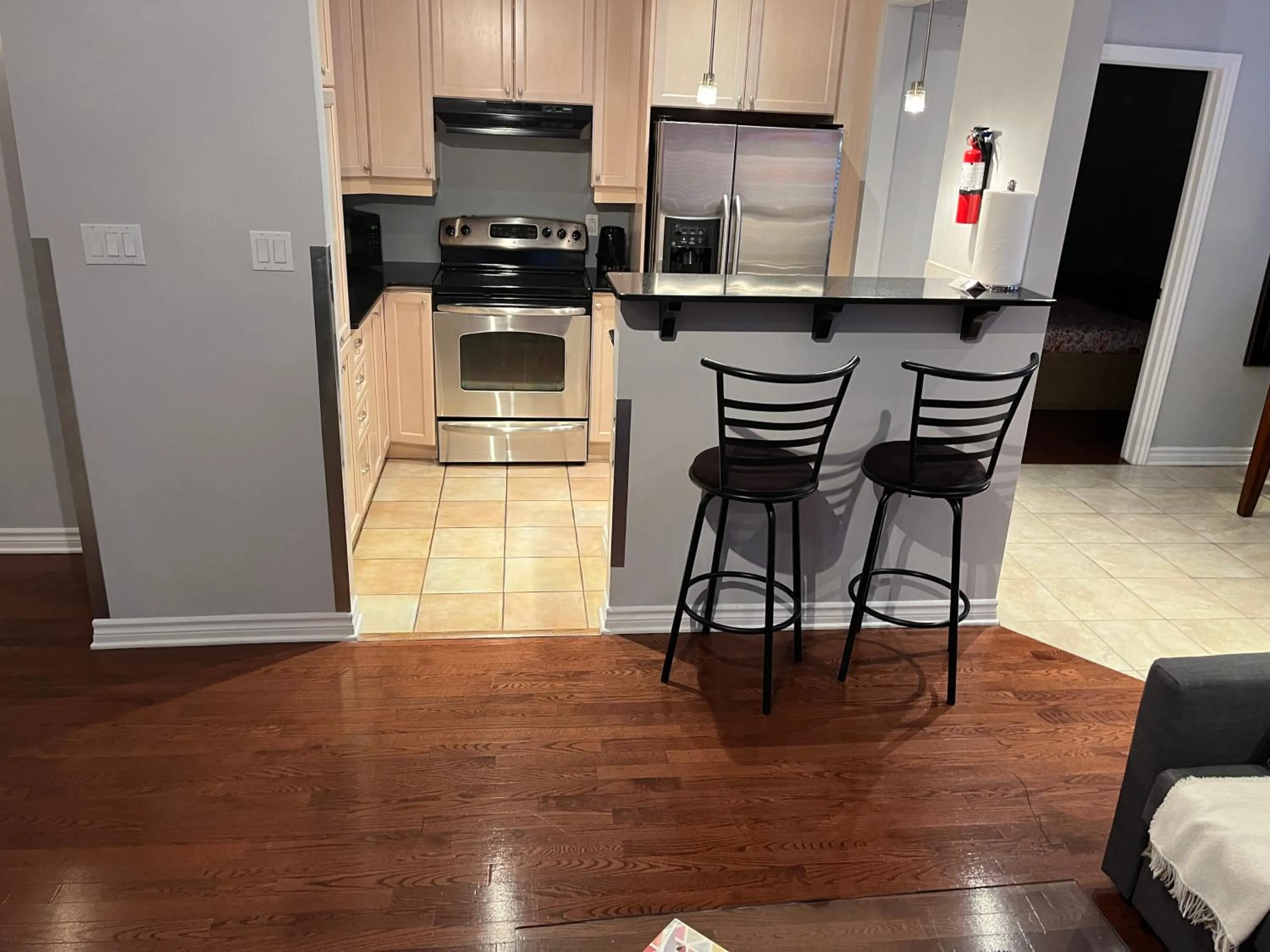 kitchen in ApartHotelMontreal by Les Terrasses Saint Urbain 2225I2