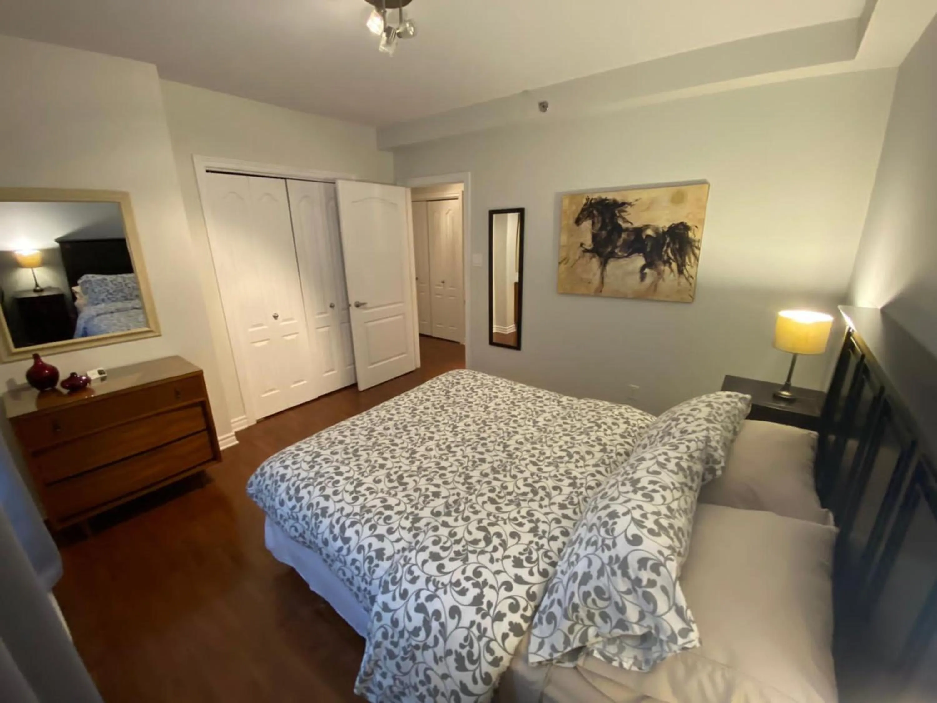 Bedroom, Bed in ApartHotelMontreal by Les Terrasses Saint Urbain 2225I2