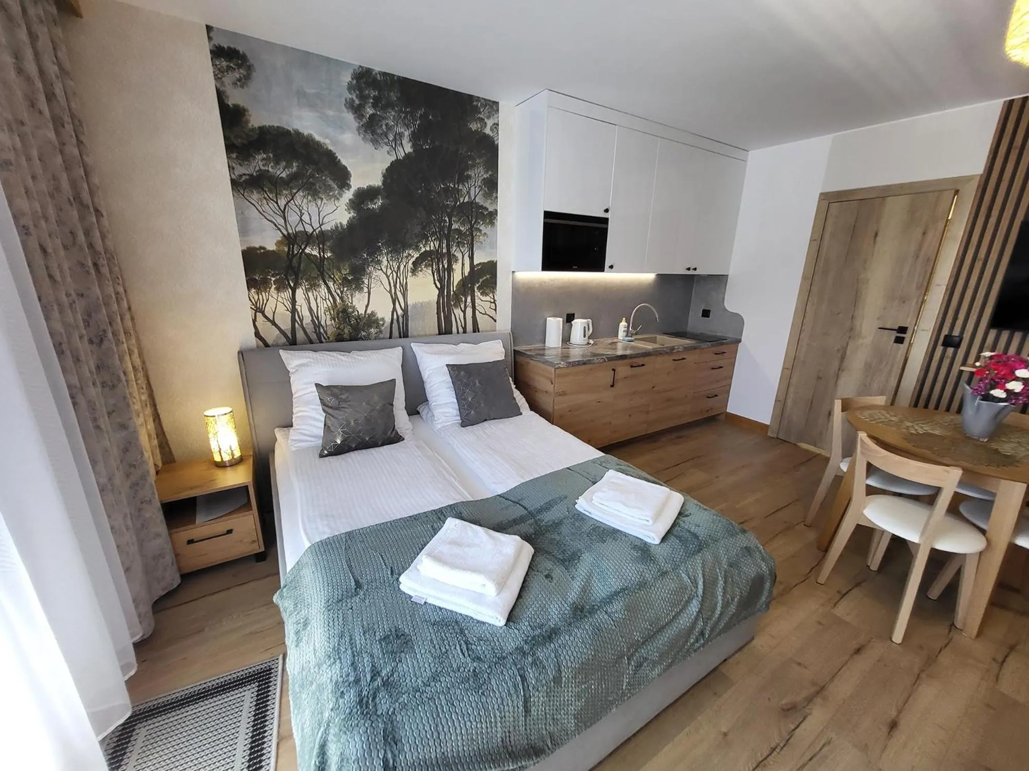 Bed in Zatoka Wypoczynku Apartamenty