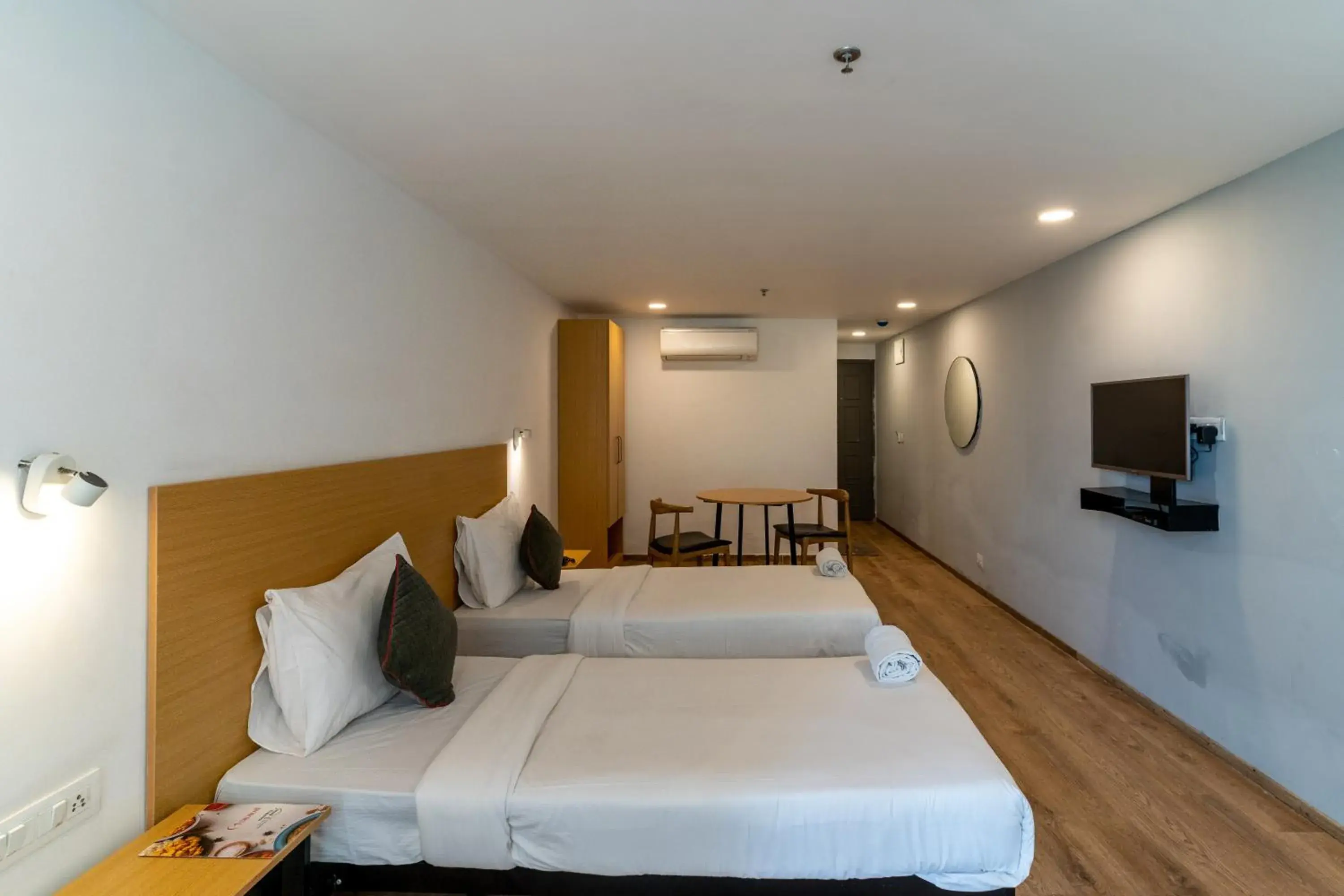 Bed in Hotel Sunflare Bed in Hotel Sunflare