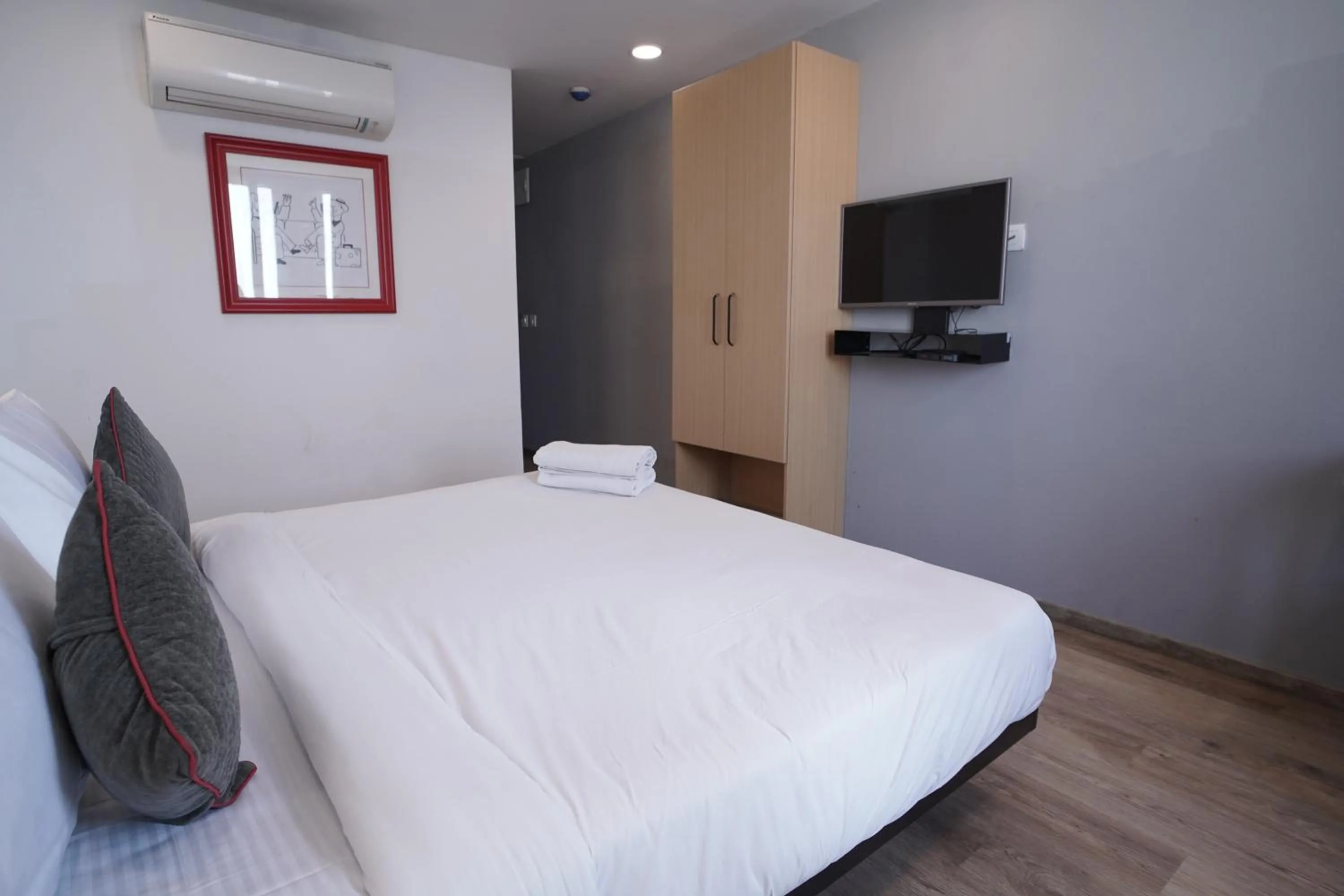 Bed in Hotel Sunflare