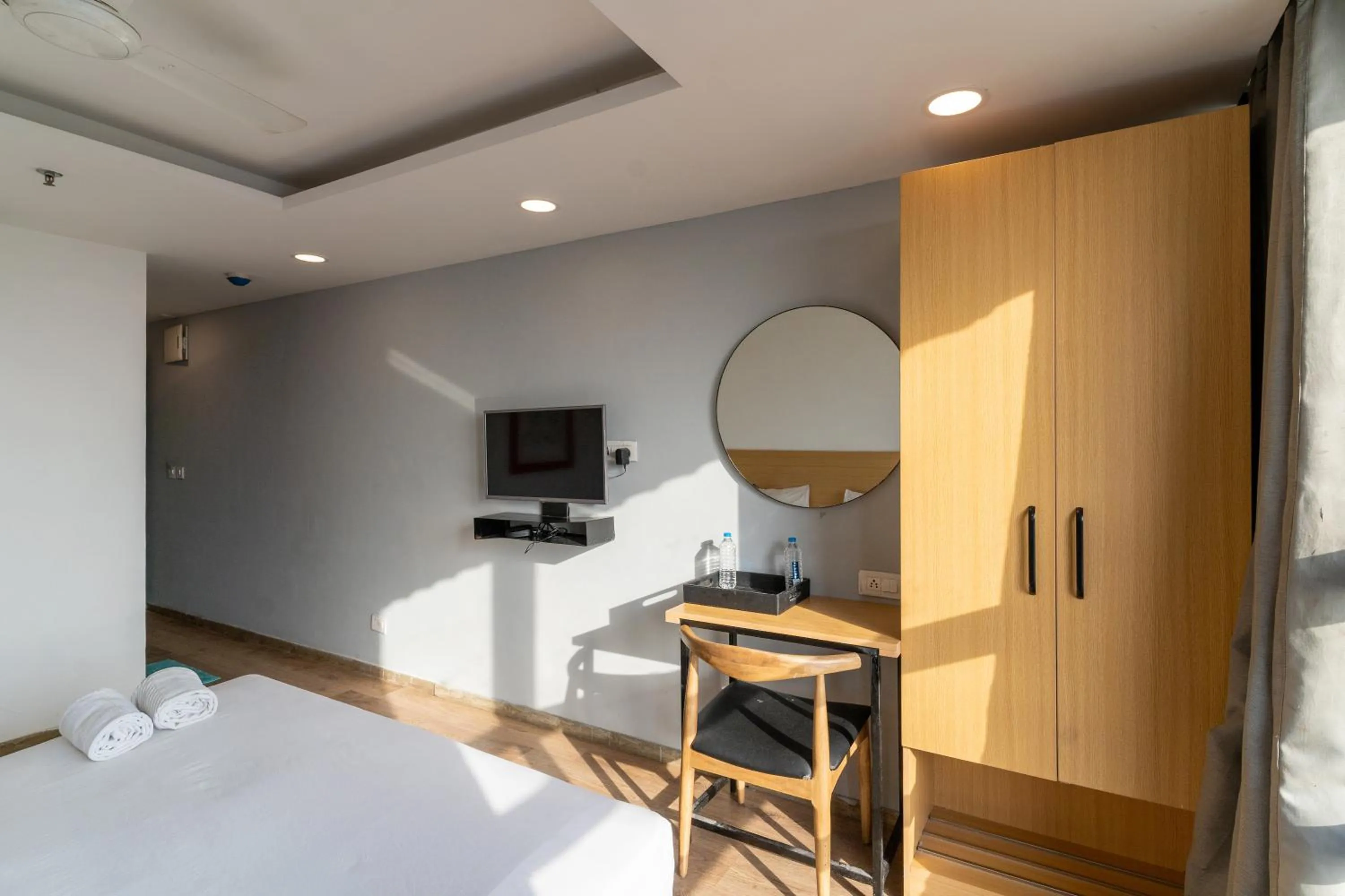 Bed in Hotel Sunflare