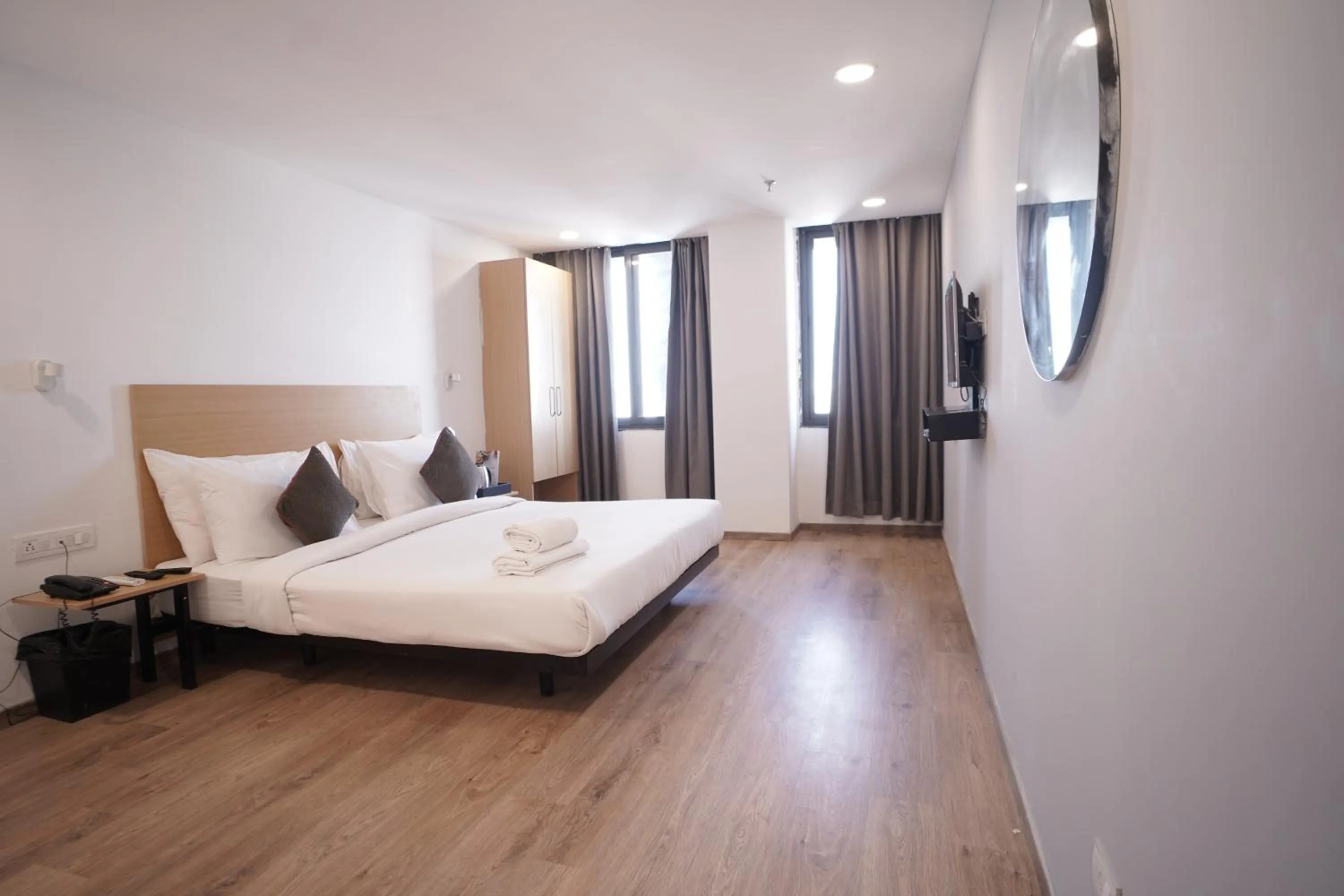 Bed in Hotel Sunflare