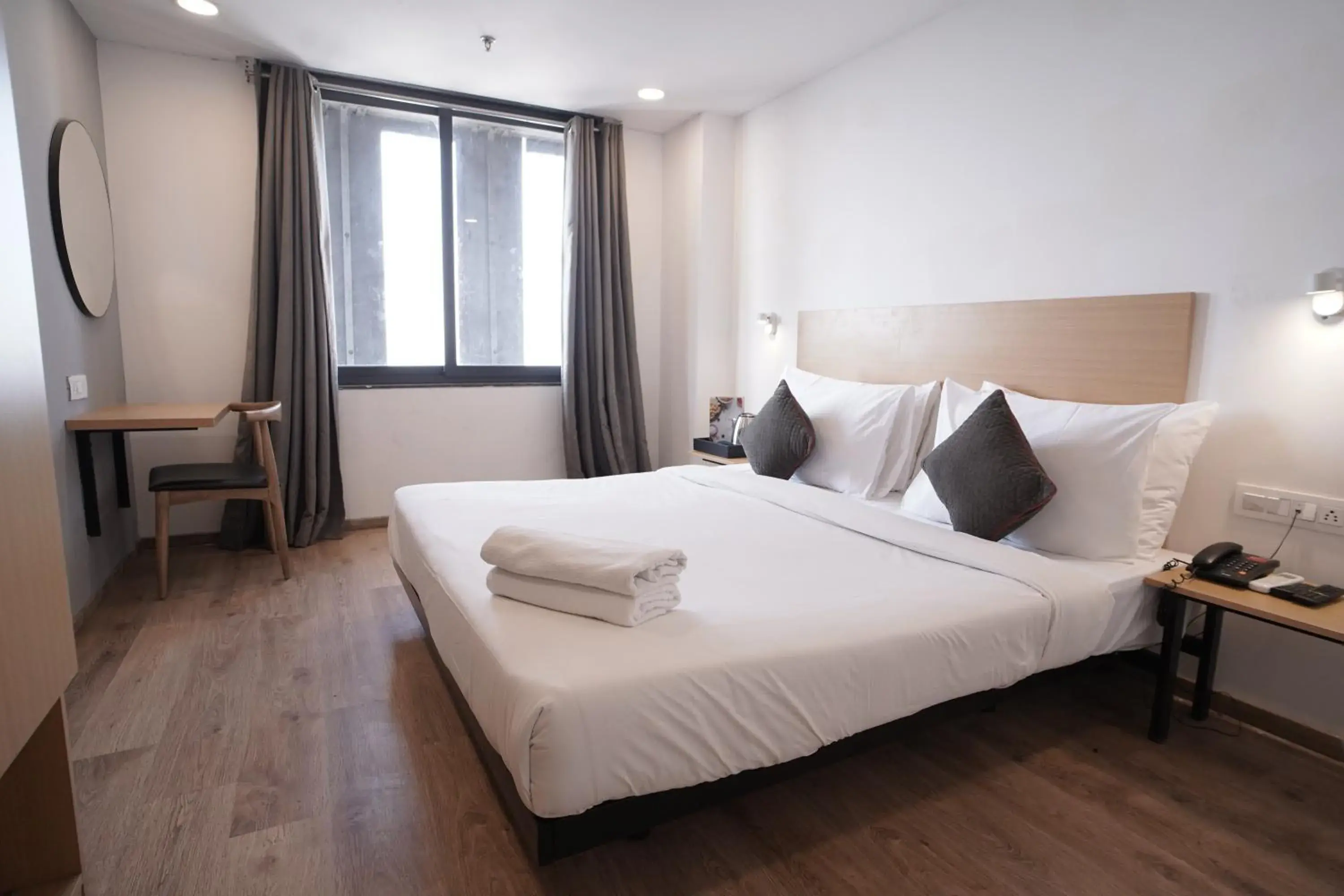 Bed in Hotel Sunflare Bed in Hotel Sunflare