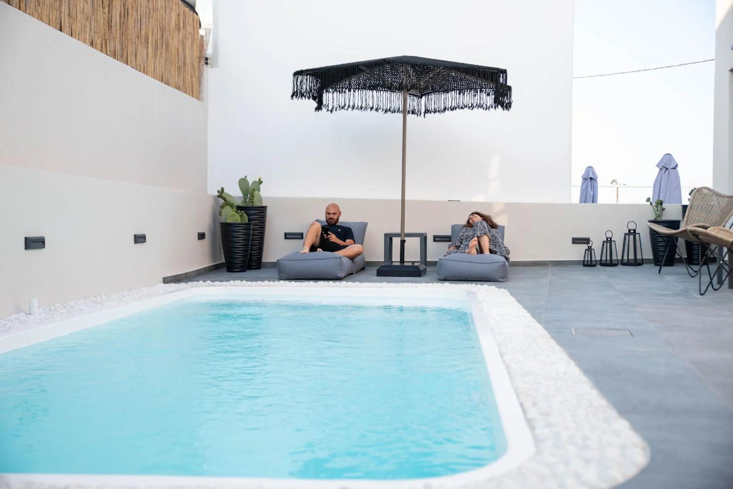 Swimming pool in Aidani Luxurious Rooms