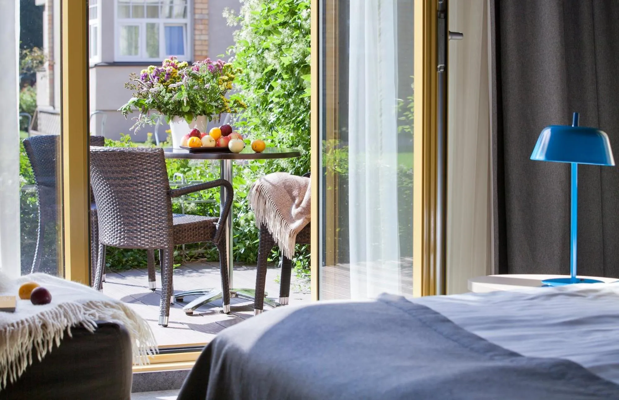 Balcony/Terrace, Bed in Kurshi Hotel & Spa