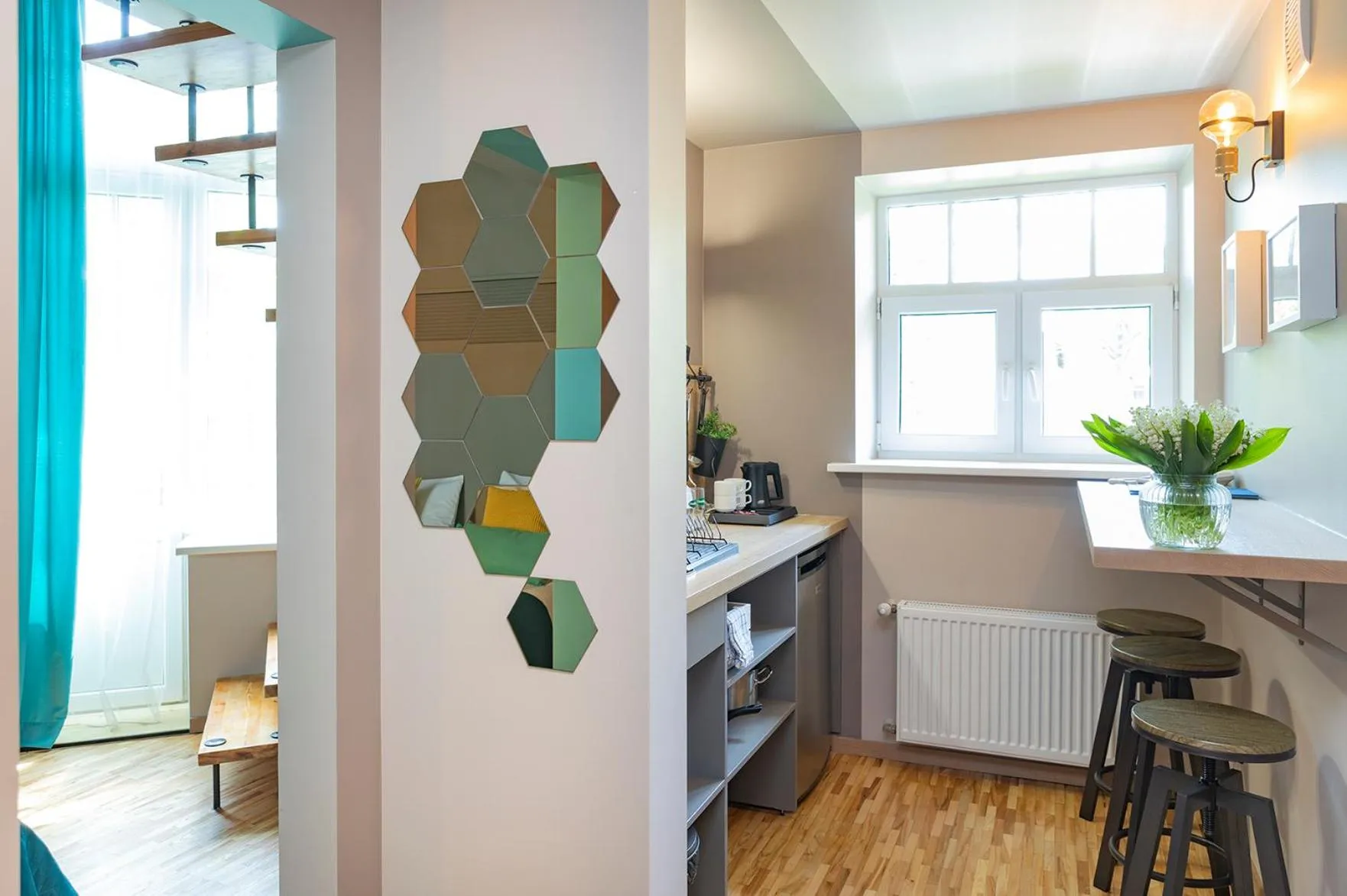 Kitchen or kitchenette in Kurshi Hotel & Spa