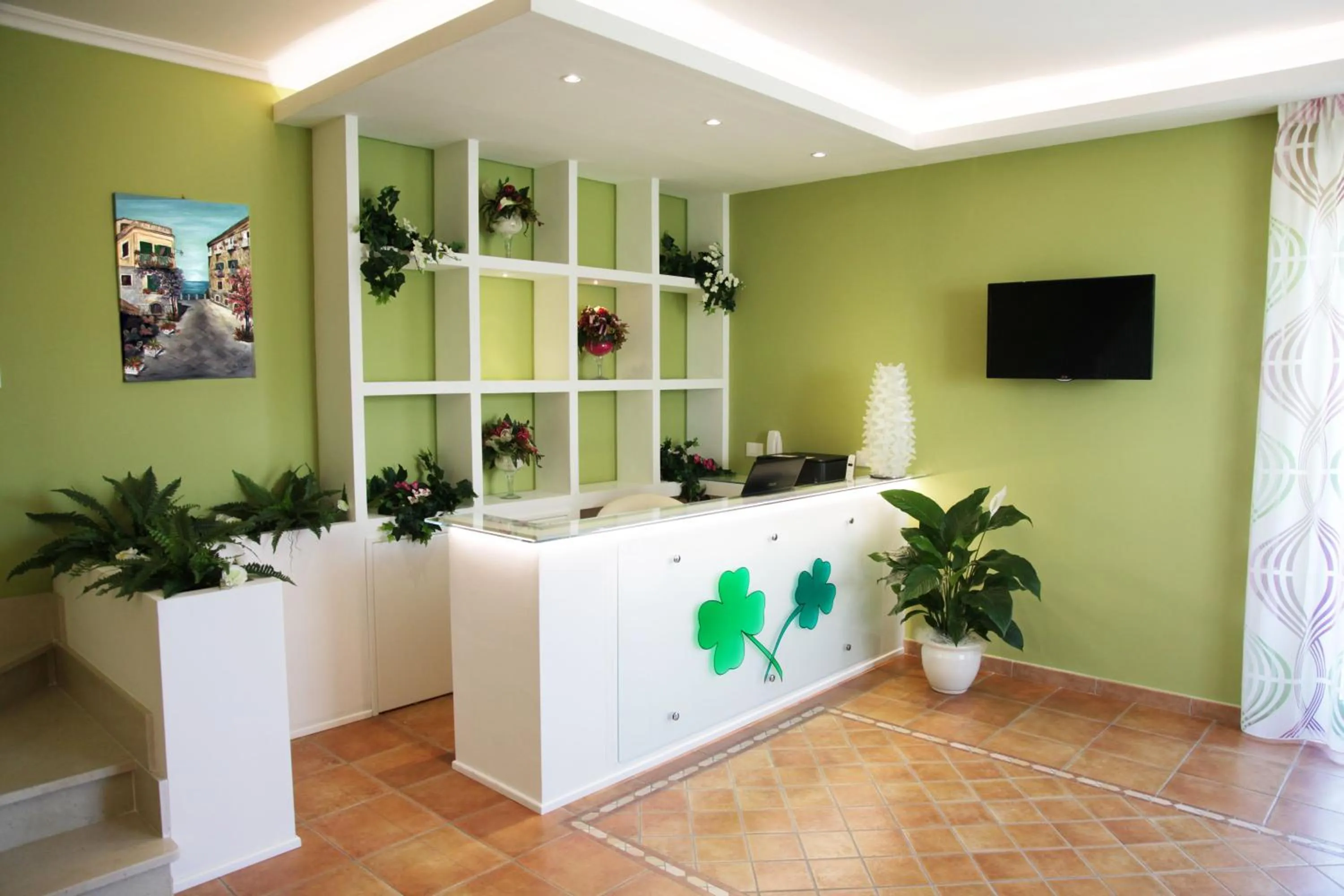 Lobby or reception in B&B Il Quadrifoglio Tropea
