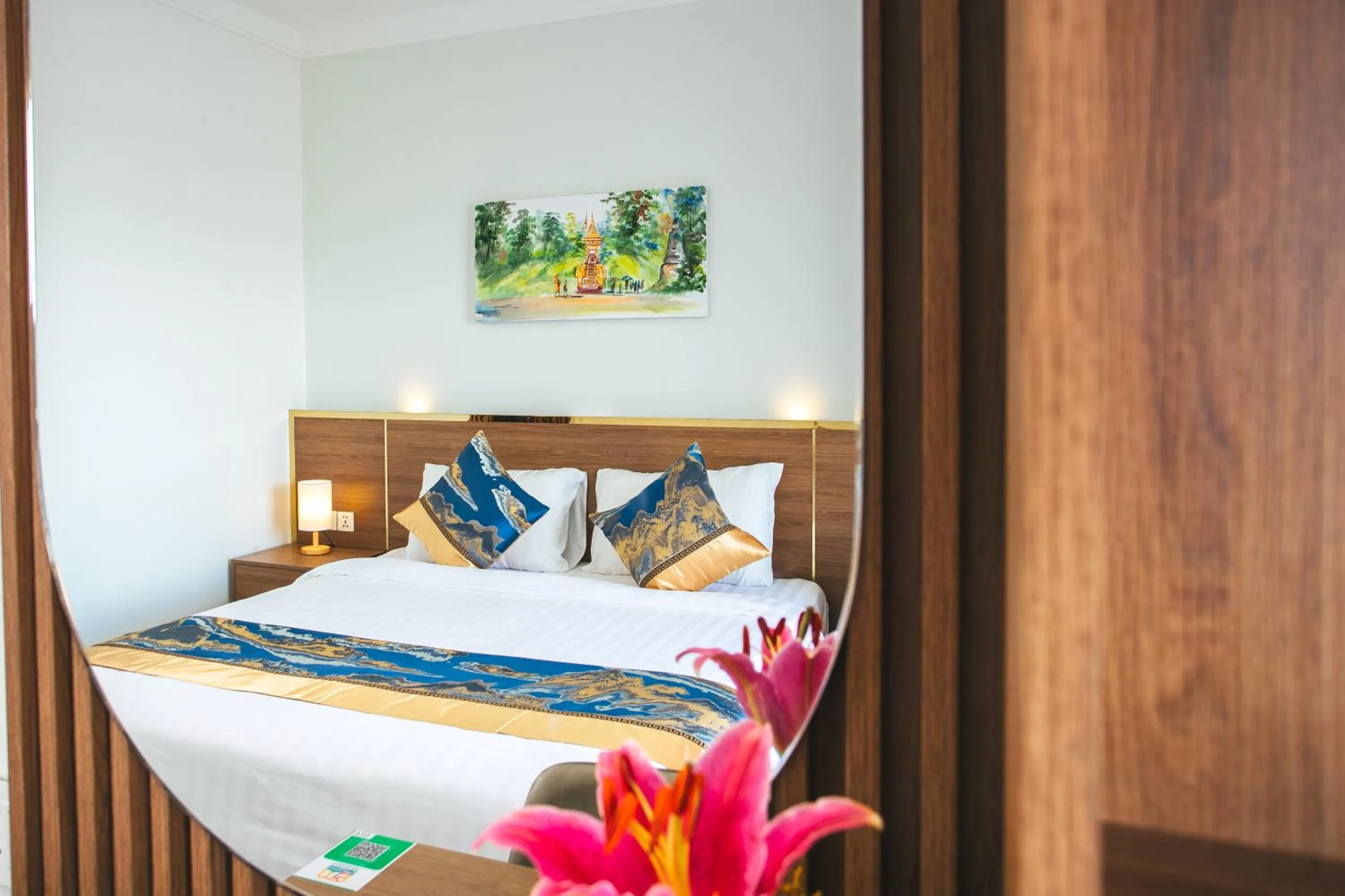 Bed in M9 Kirirom Hotel