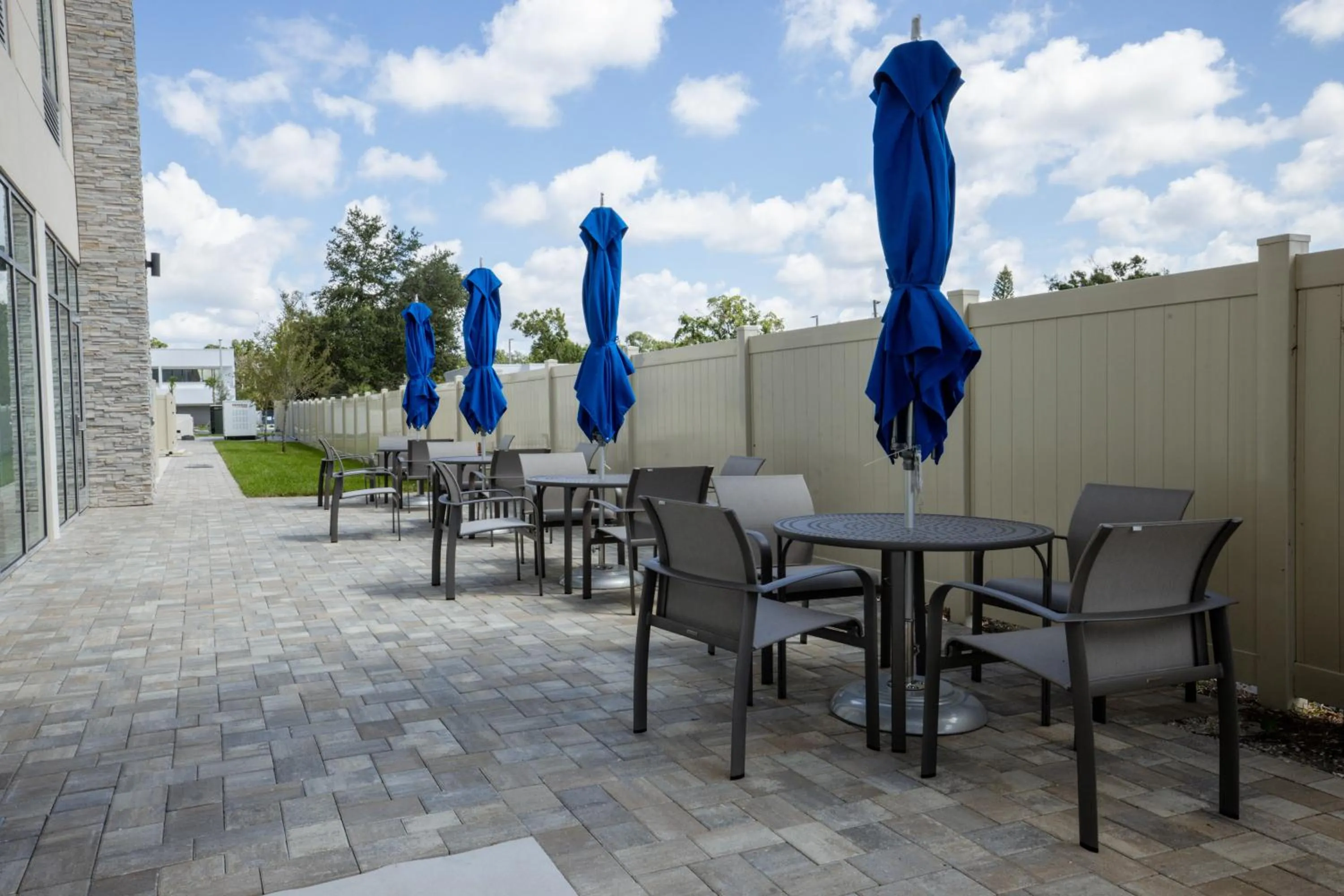 Patio in Holiday Inn Express & Suites Tampa Stadium - Airport Area by IHG