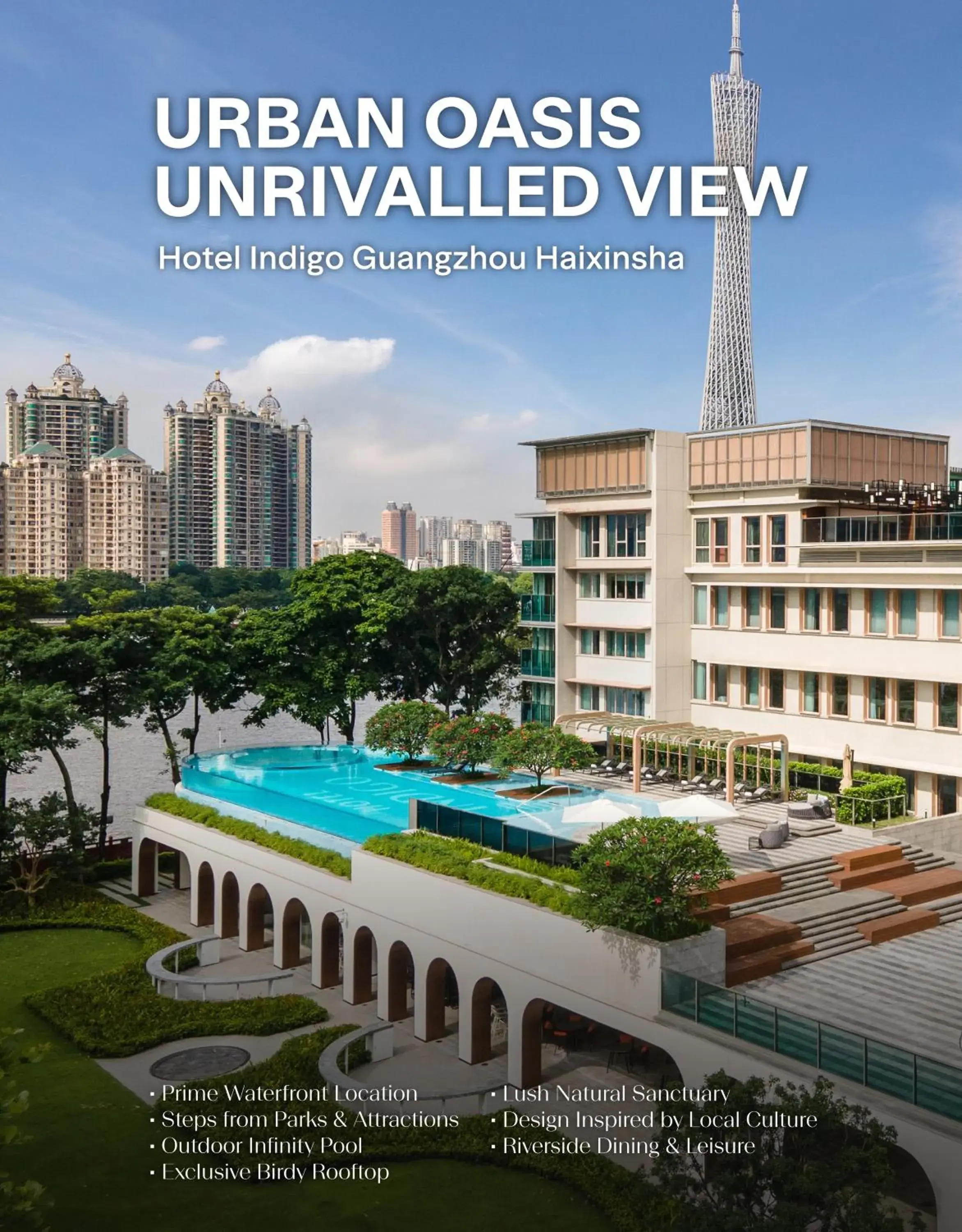 Property building in Hotel Indigo Guangzhou Haixinsha by IHG Property building in Hotel Indigo Guangzhou Haixinsha by IHG