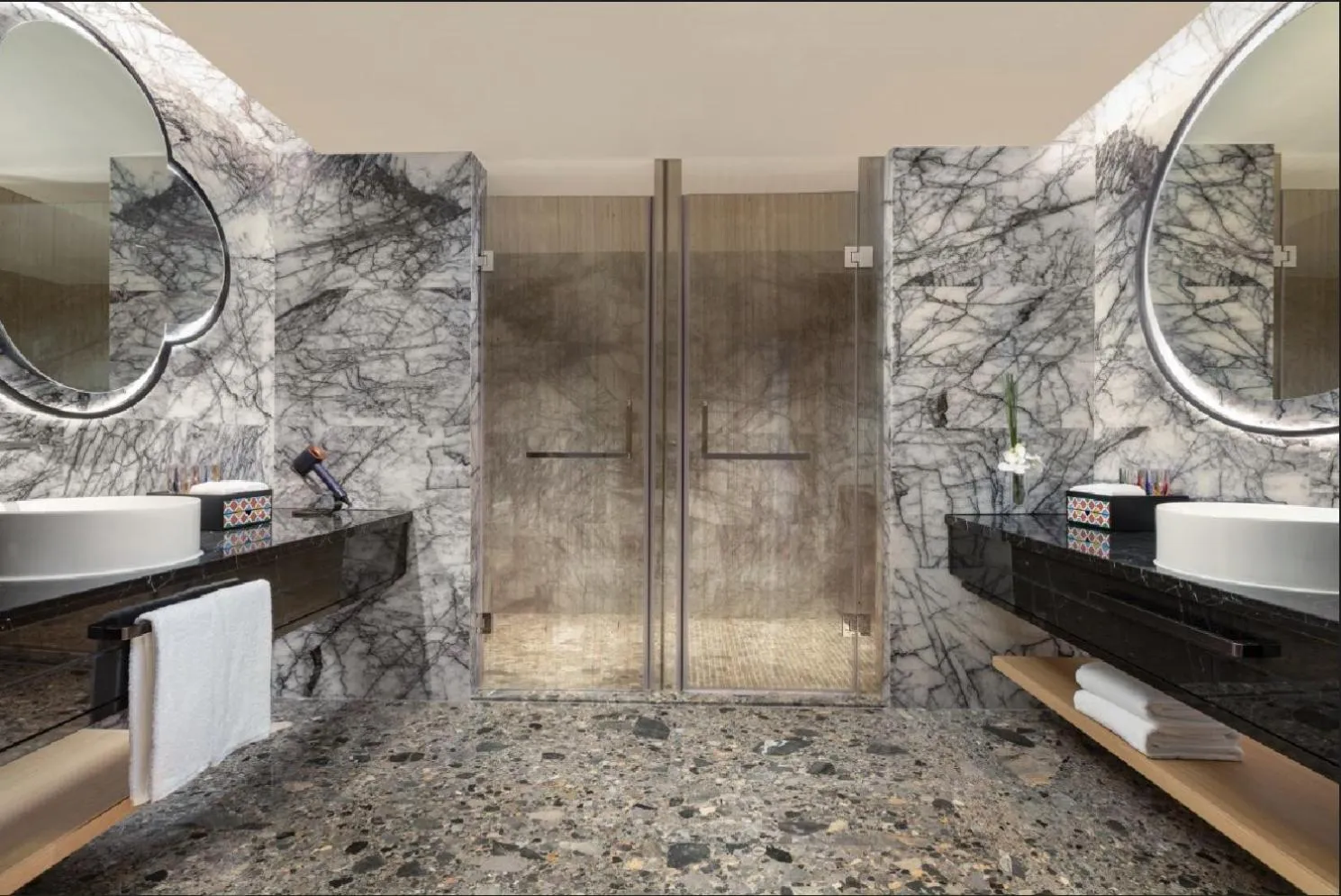 Shower in Hotel Indigo Guangzhou Haixinsha by IHG