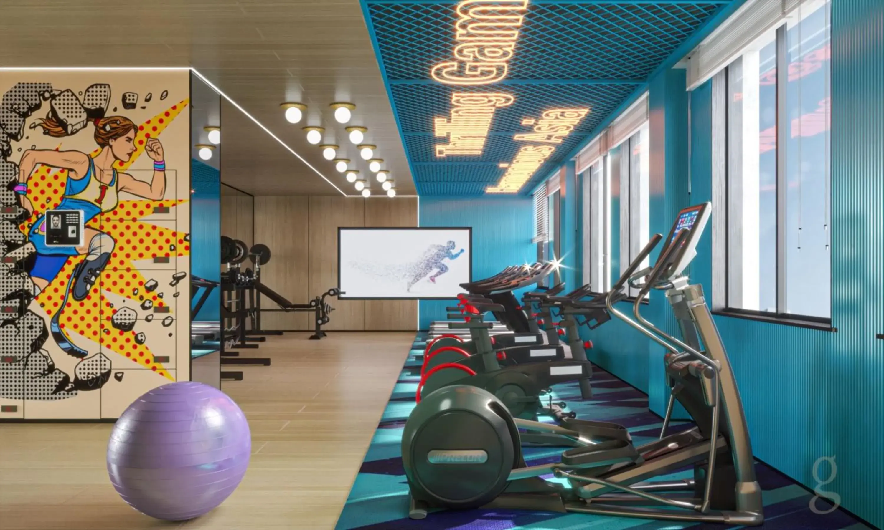 Fitness centre/facilities in Hotel Indigo Guangzhou Haixinsha by IHG Fitness centre/facilities in Hotel Indigo Guangzhou Haixinsha by IHG