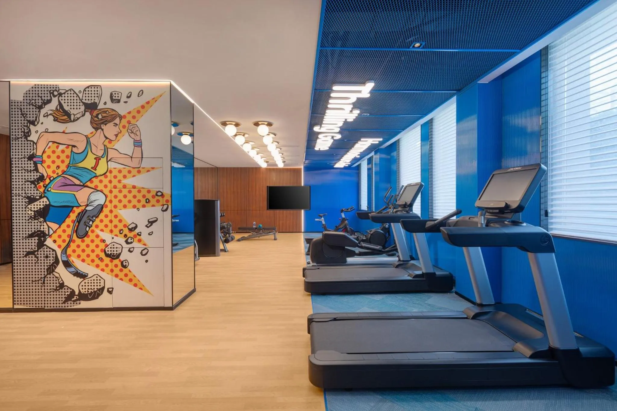Fitness centre/facilities in Hotel Indigo Guangzhou Haixinsha by IHG