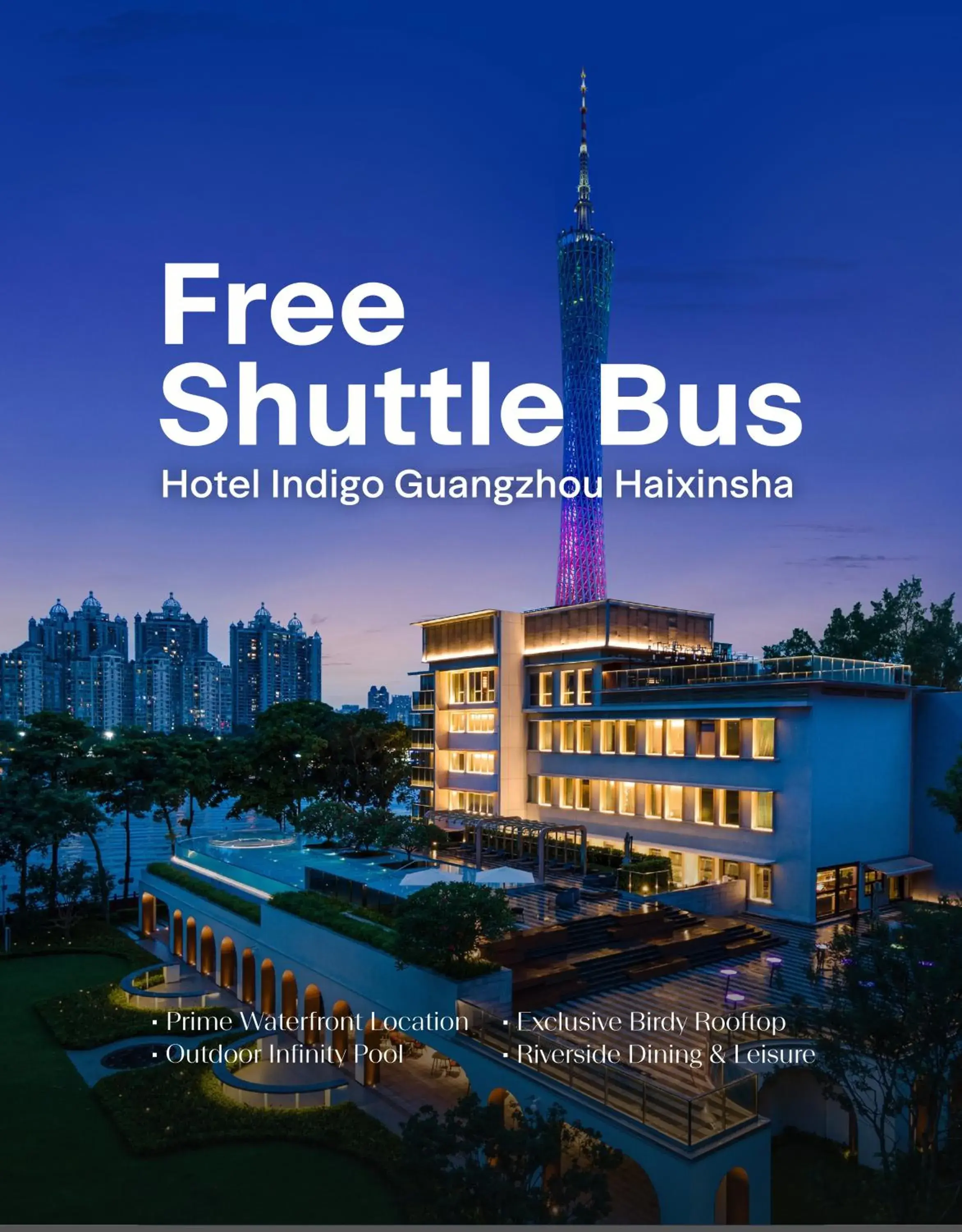 Property building in Hotel Indigo Guangzhou Haixinsha by IHG Property building in Hotel Indigo Guangzhou Haixinsha by IHG