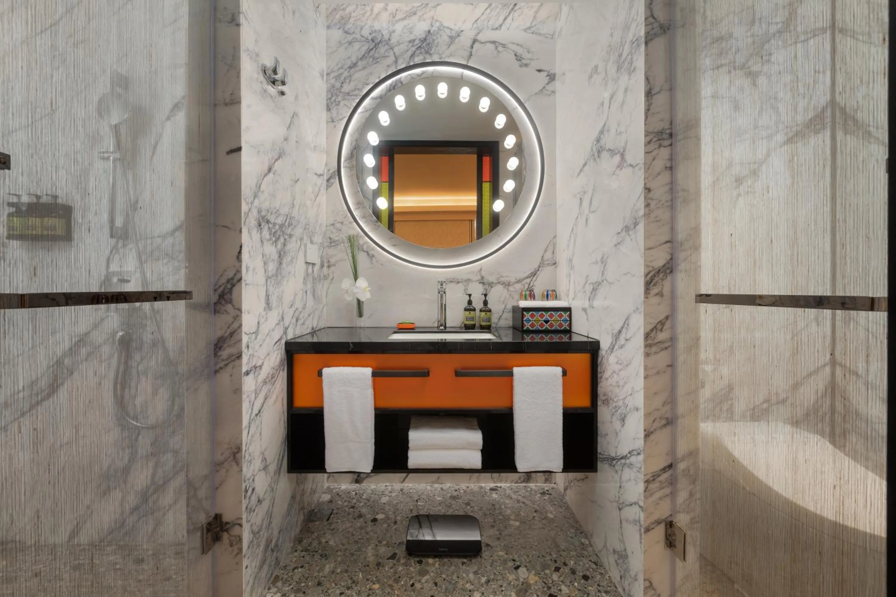 Shower in Hotel Indigo Guangzhou Haixinsha by IHG