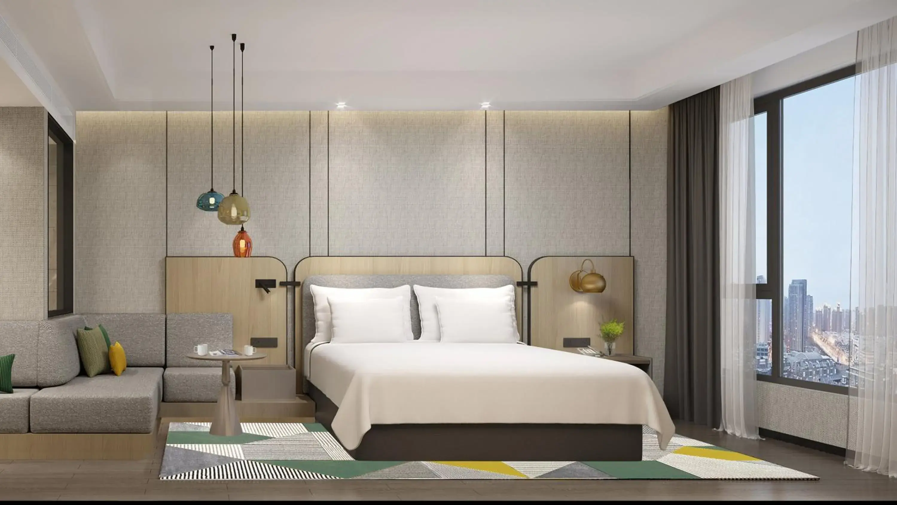 Photo of the whole room, Bed in Holiday Inn Xi'an East by IHG Photo of the whole room, Bed in Holiday Inn Xi'an East by IHG