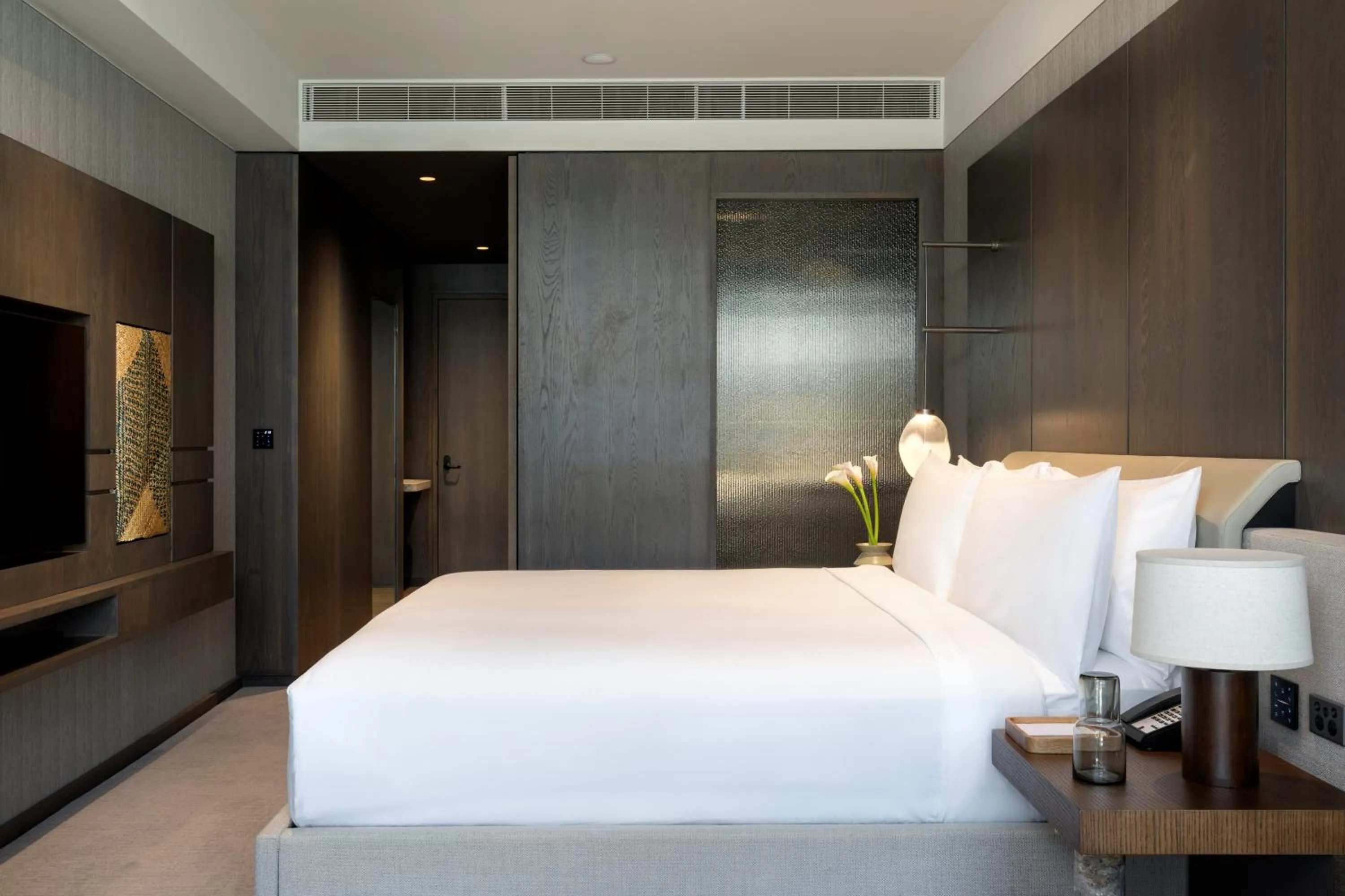 Bed in InterContinental Auckland by IHG