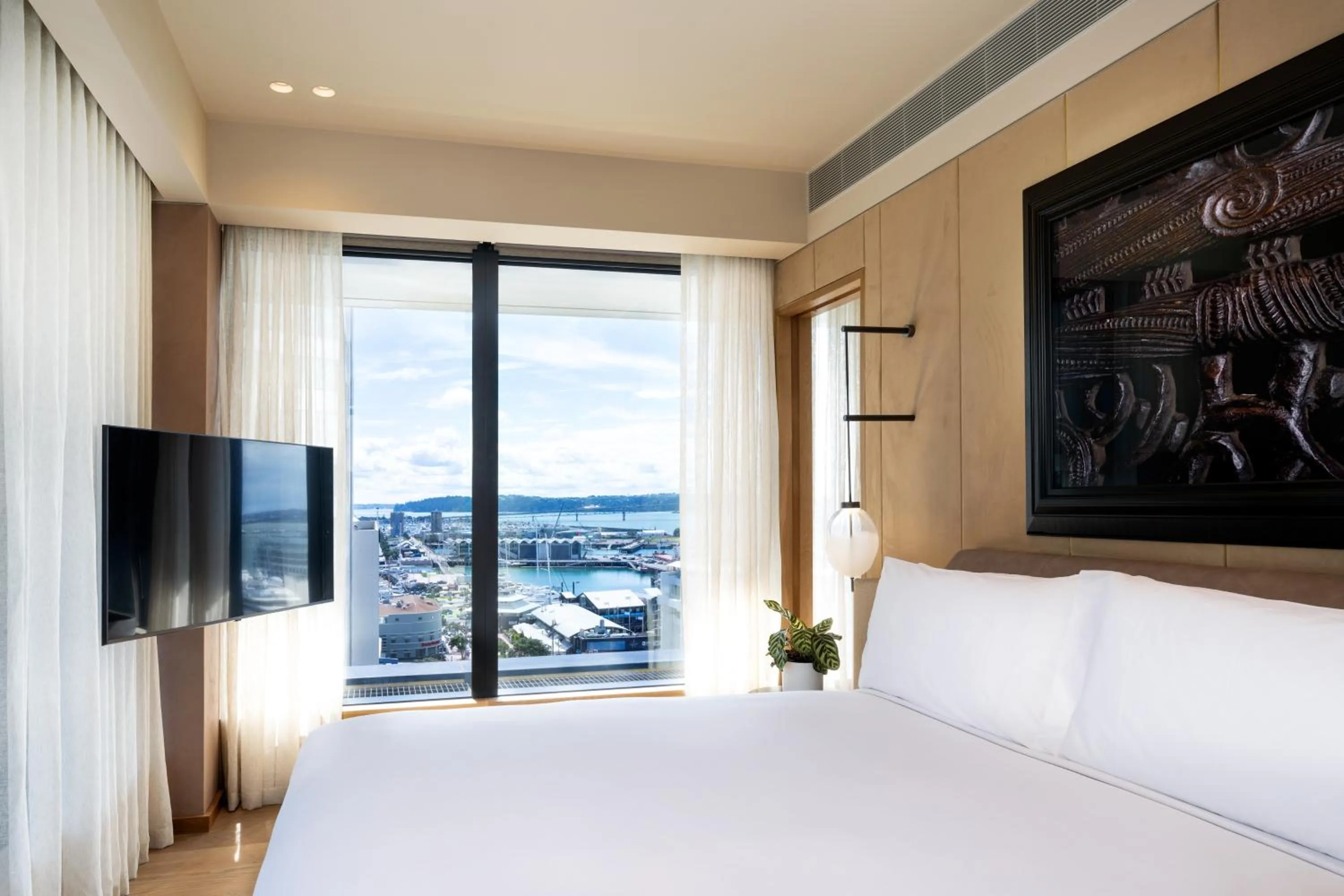 Bed in InterContinental Auckland by IHG