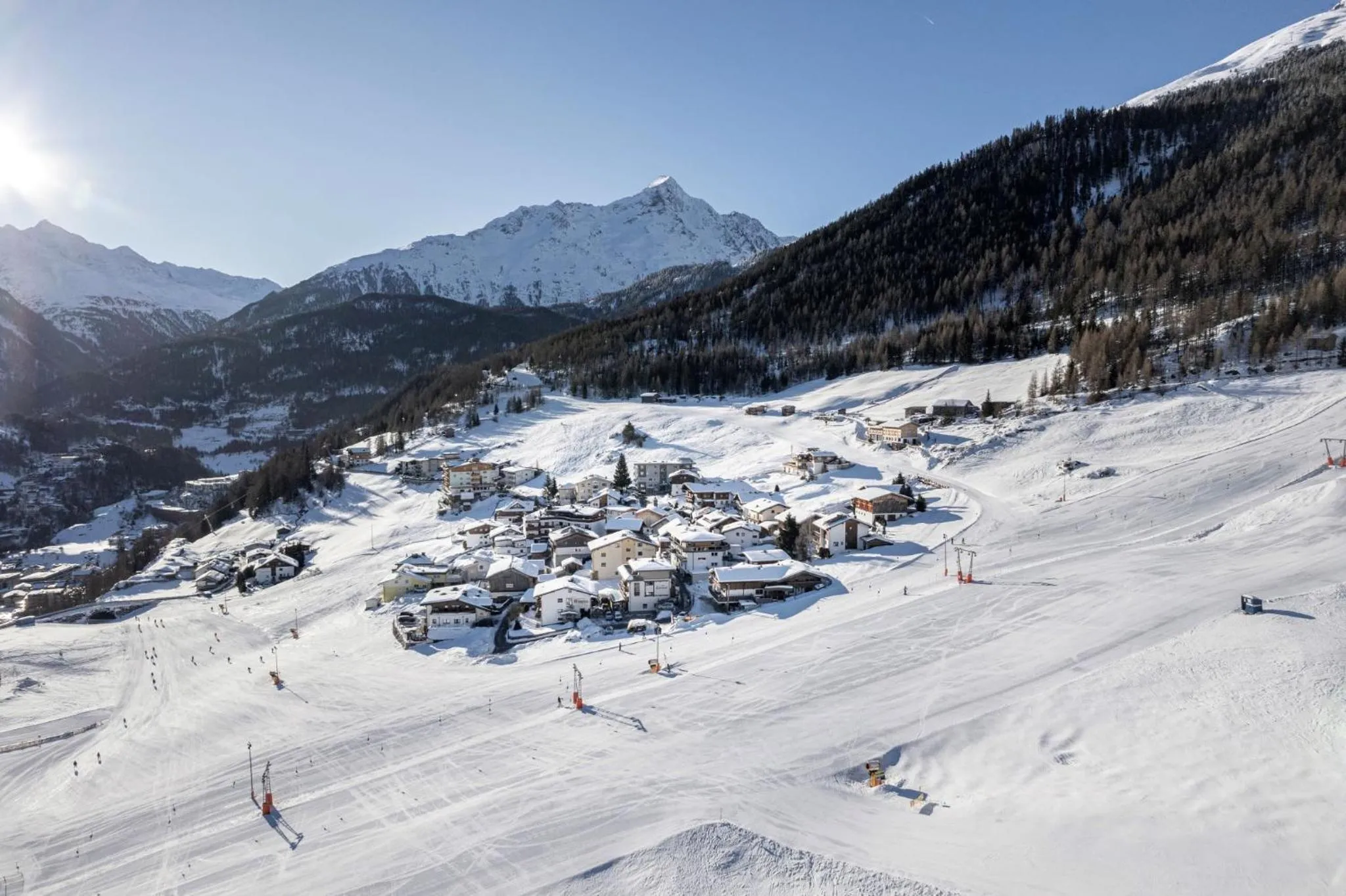 Skiing in Auer-Fiegl