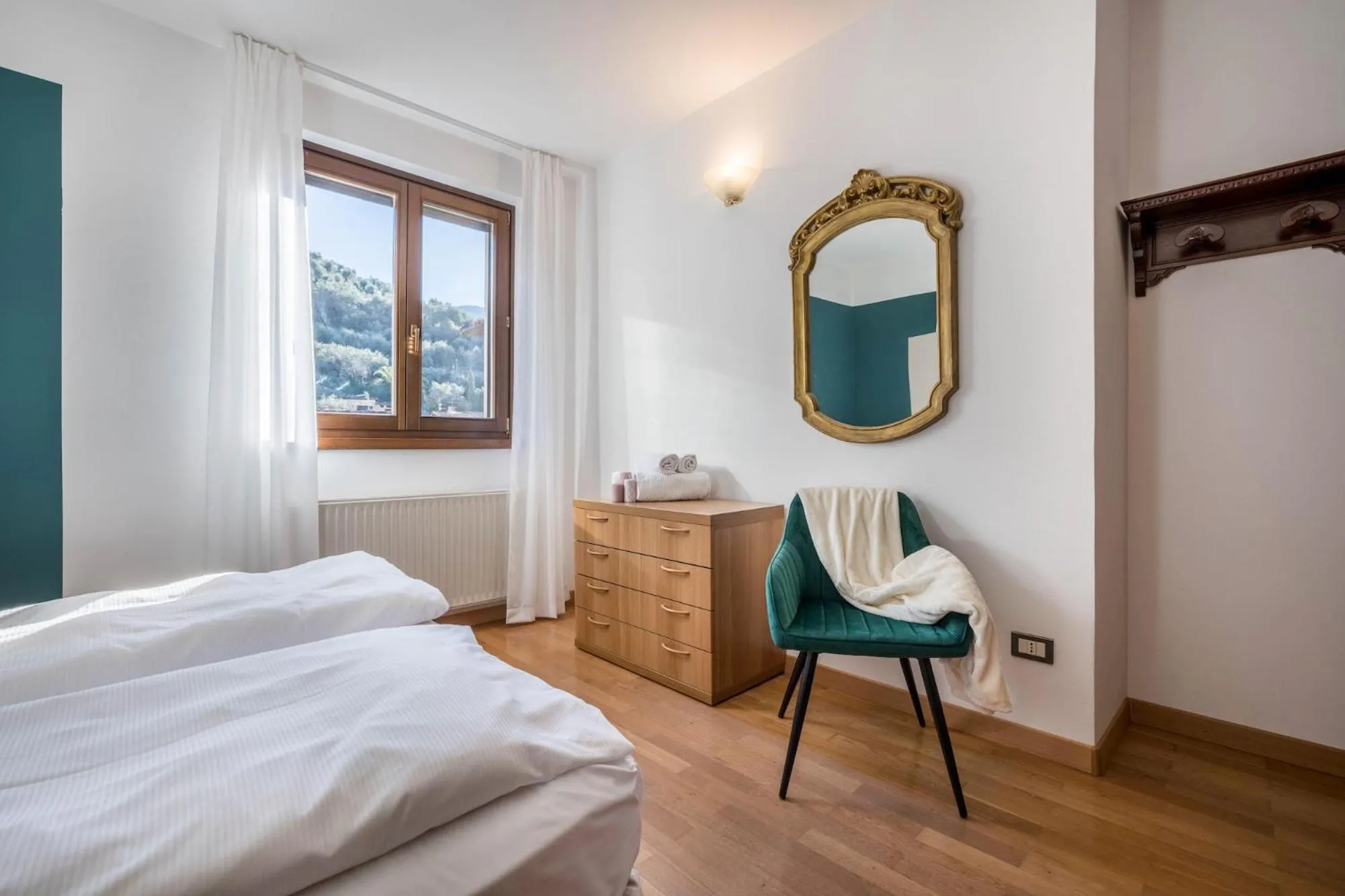 Bedroom, Bed in Appartamenti Villa Belvedere