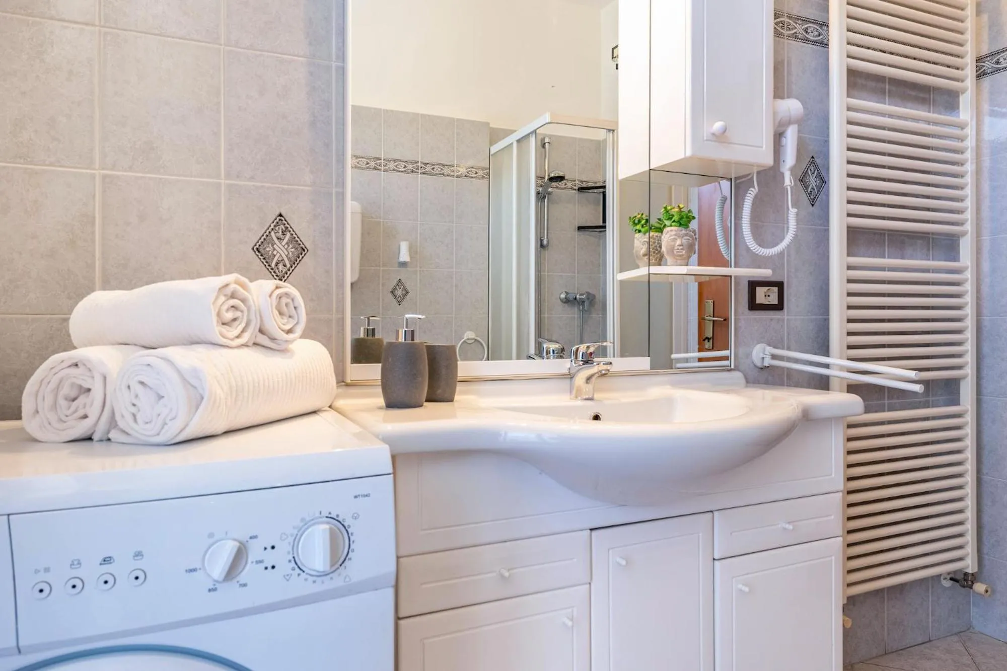Bathroom in Appartamenti Villa Belvedere