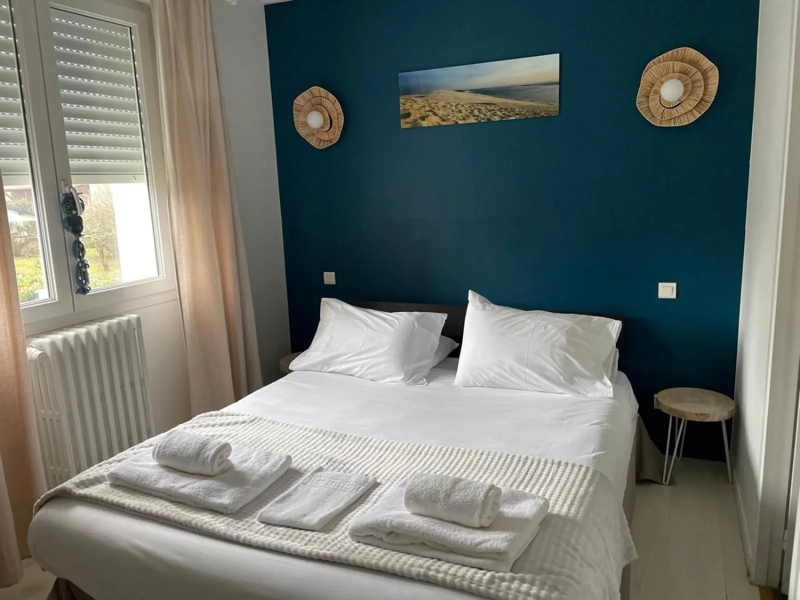 Bed in Hôtel Le Boïate