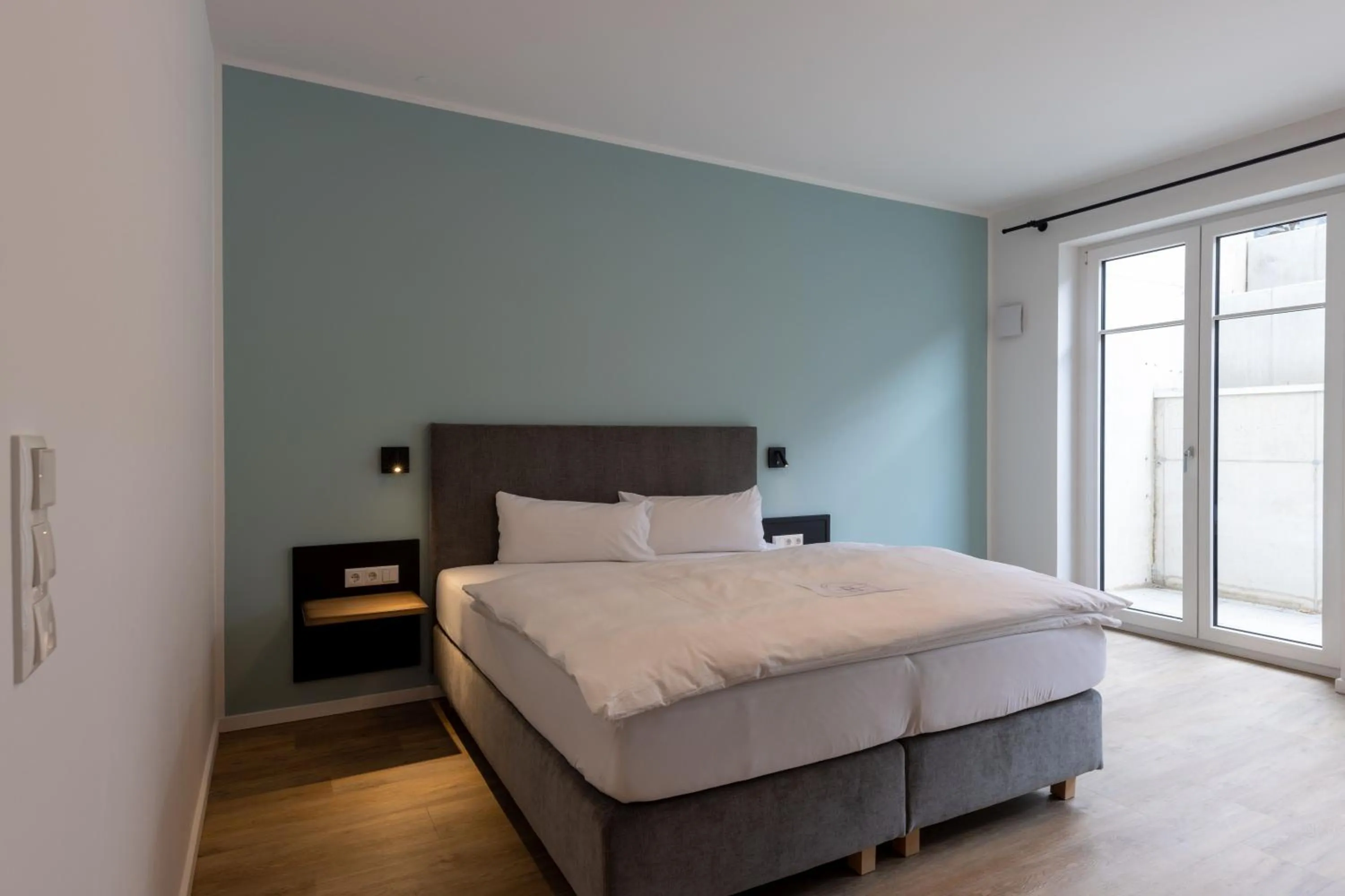 Bed in Hotel Baumann