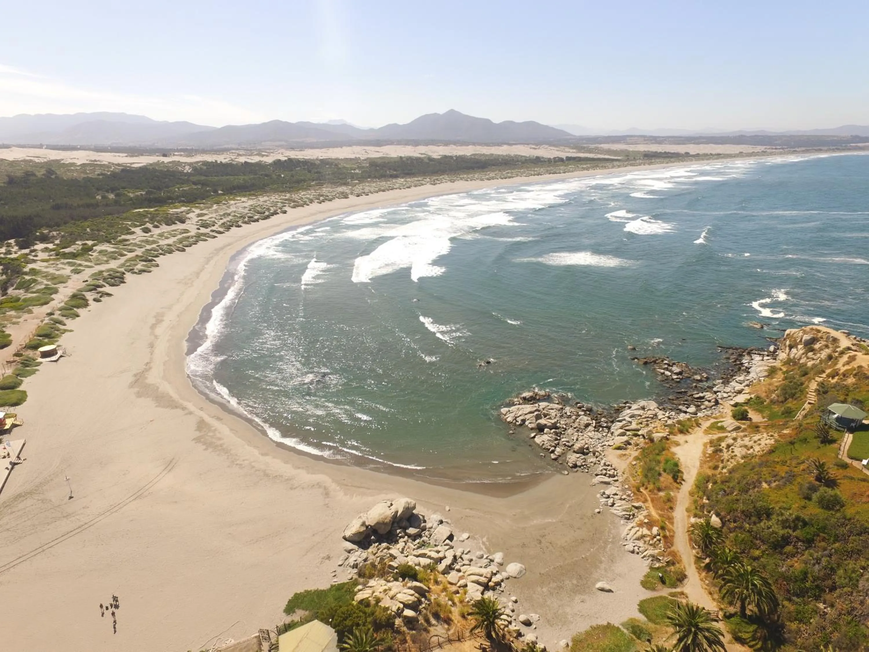 Bird's eye view in La Ritoqueña Hotel de Playa