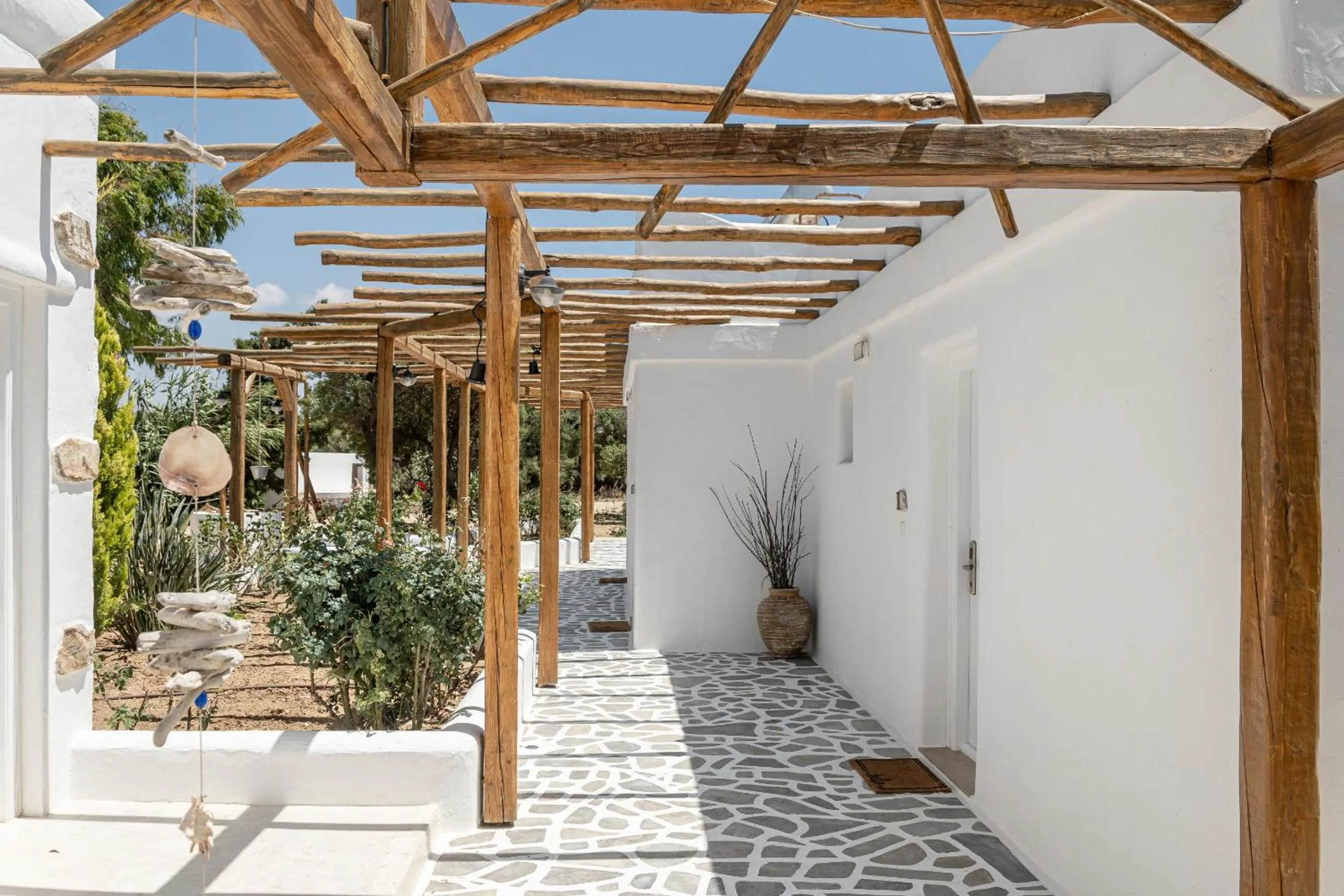 Patio in Glaronissi Beach