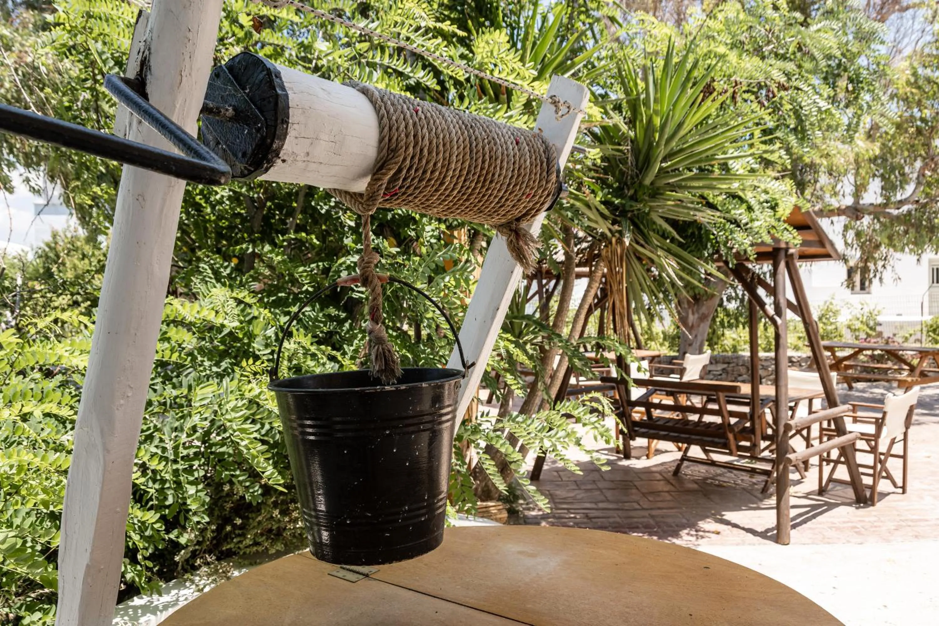 Patio in Glaronissi Beach