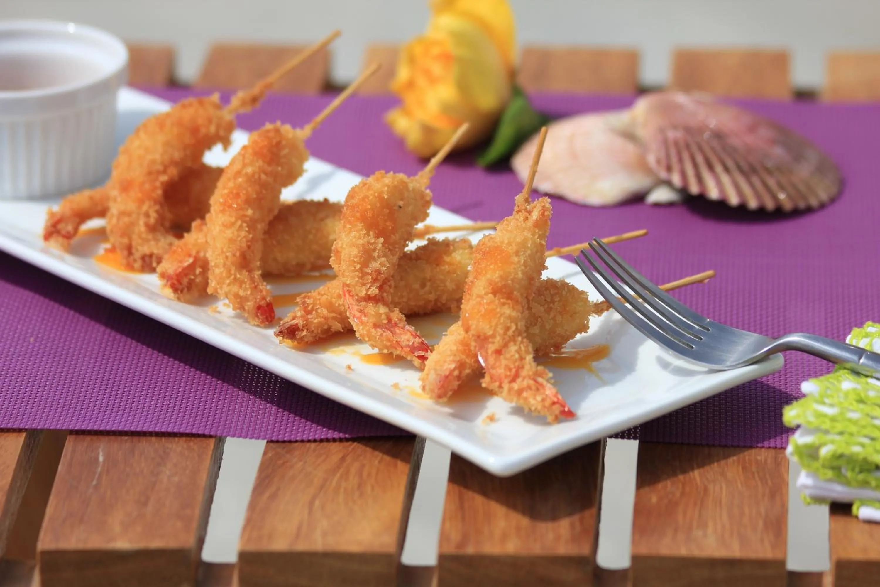 Food and drinks in Bamboo Lodge Paracas