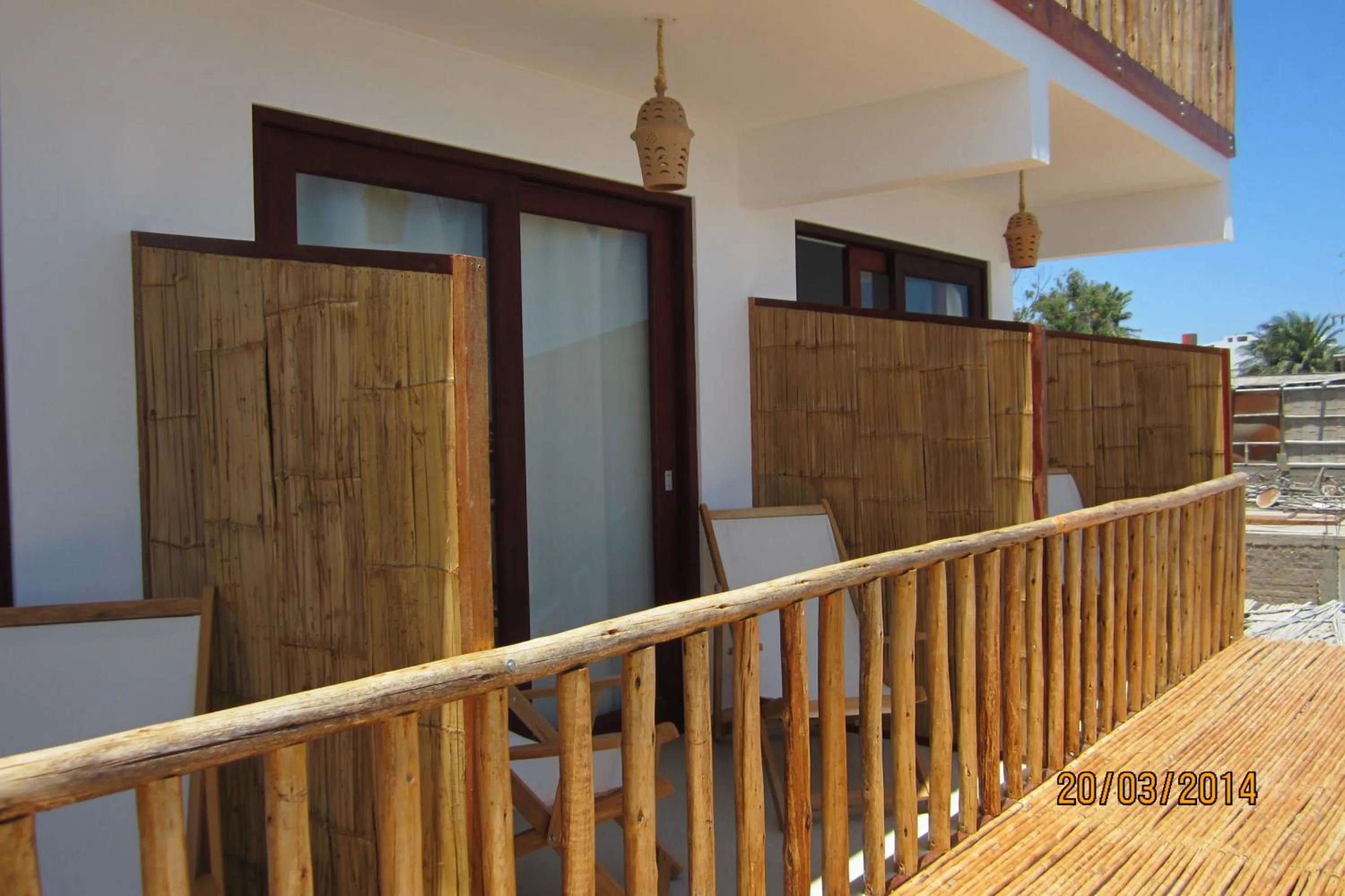Balcony/Terrace in Bamboo Lodge Paracas